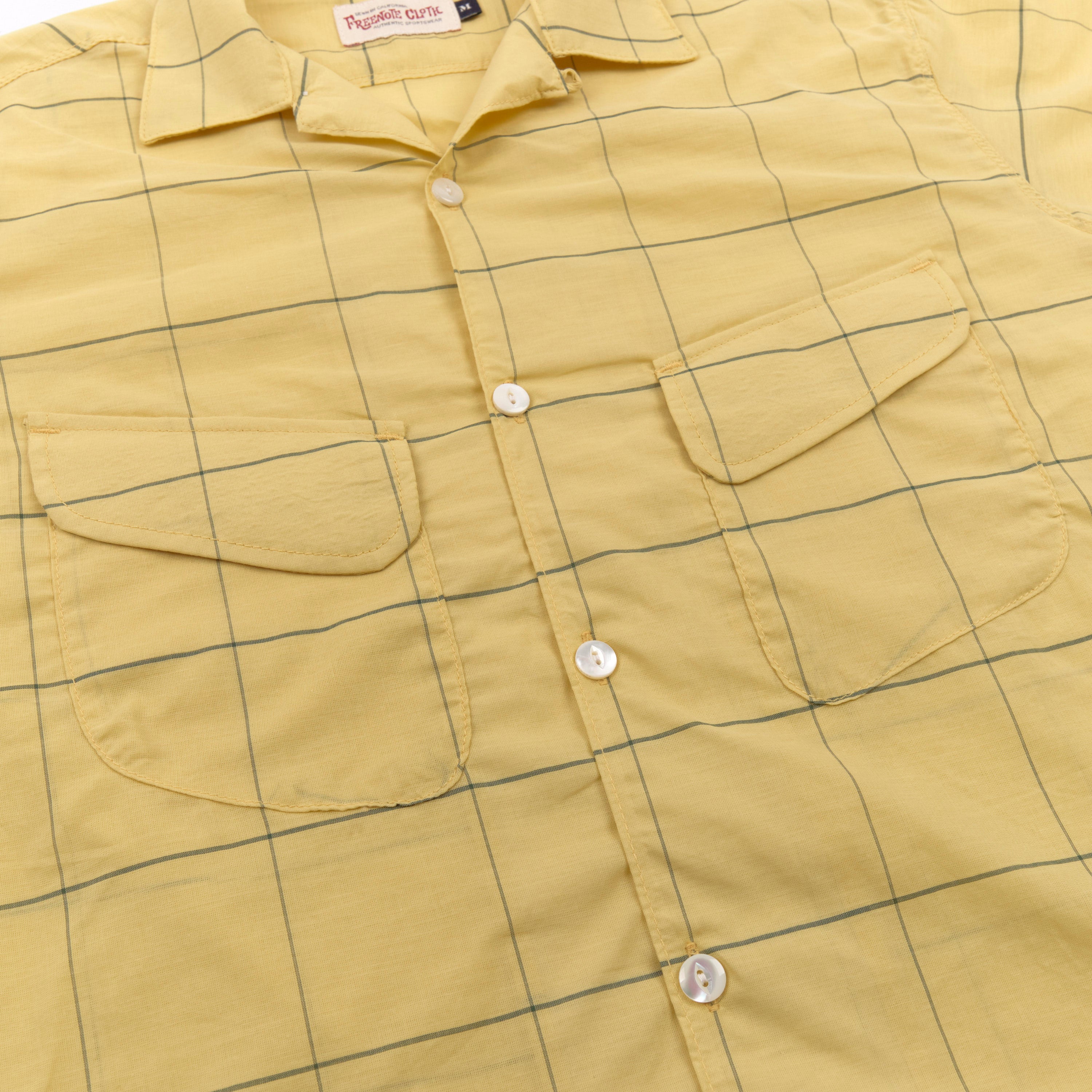 Dean Double Pocket Yellow Check