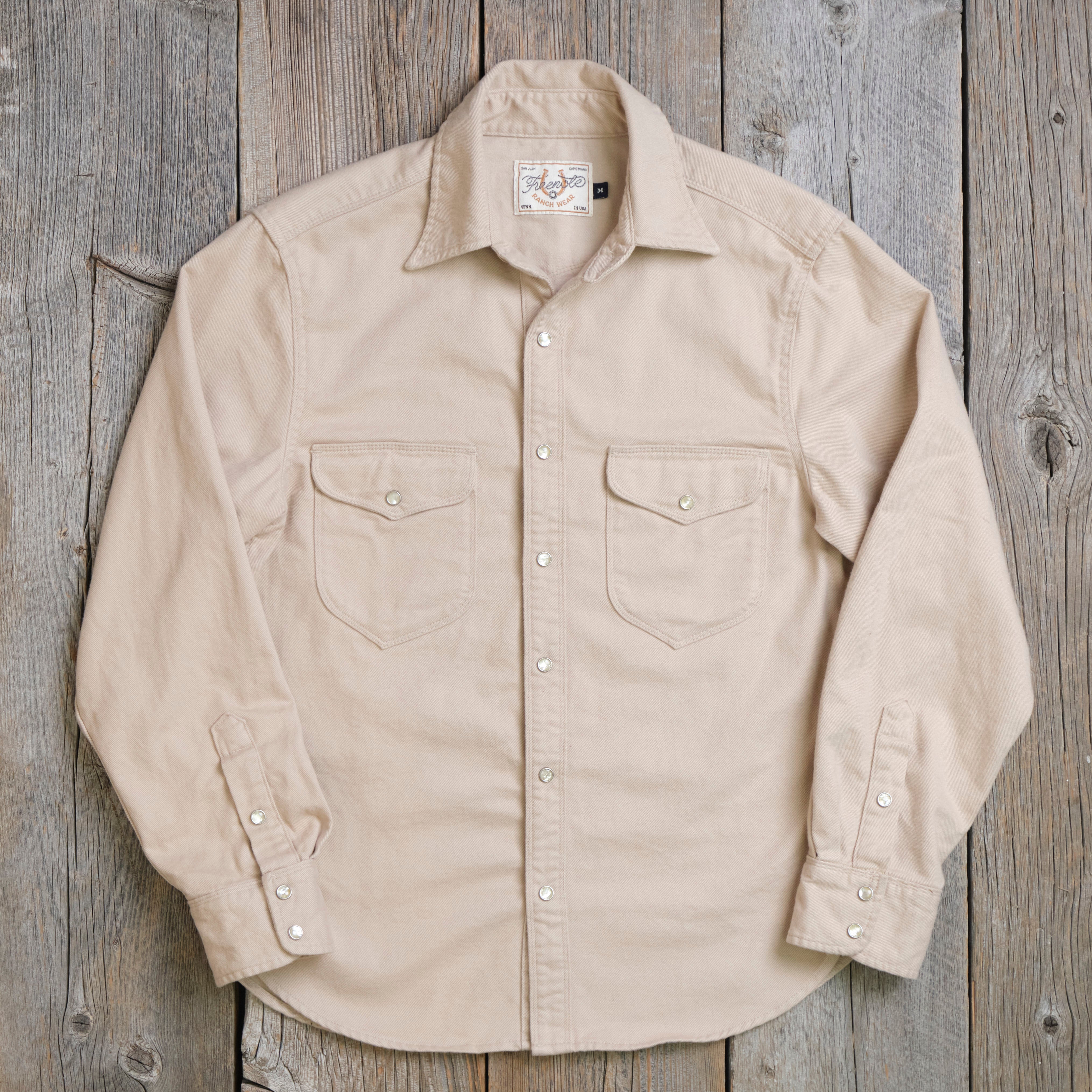 Bodie LS Cream Twill