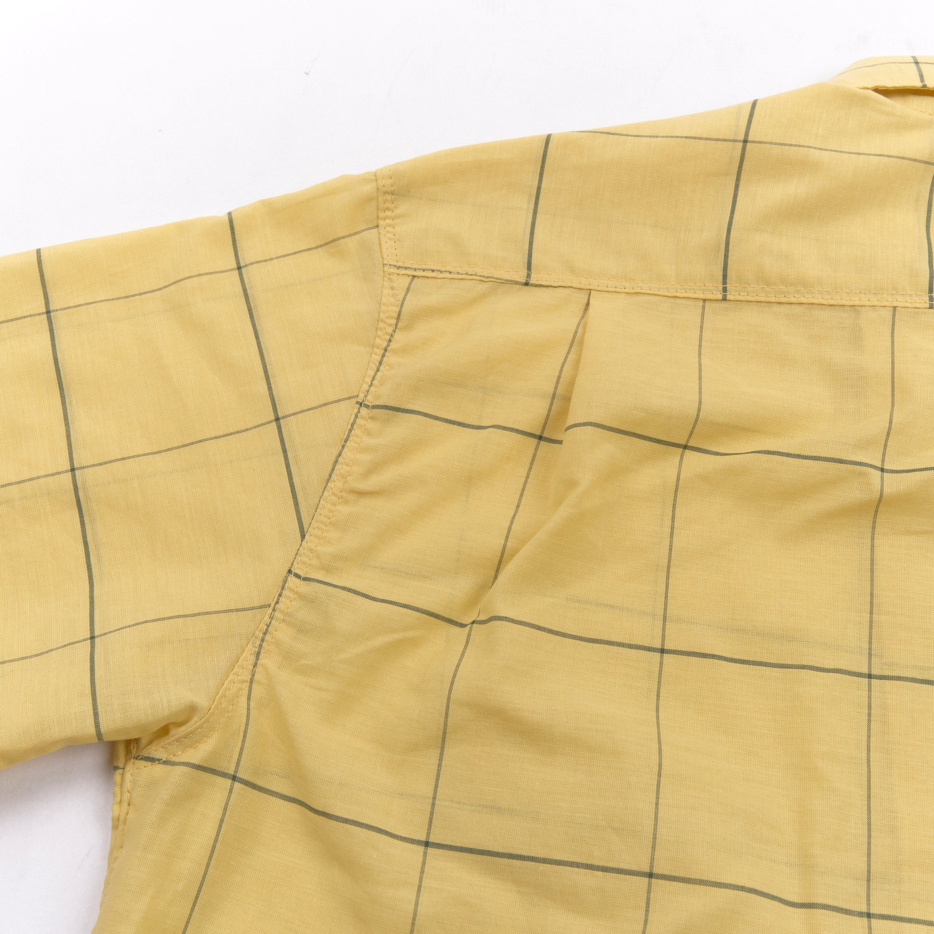 Dean Double Pocket Yellow Check