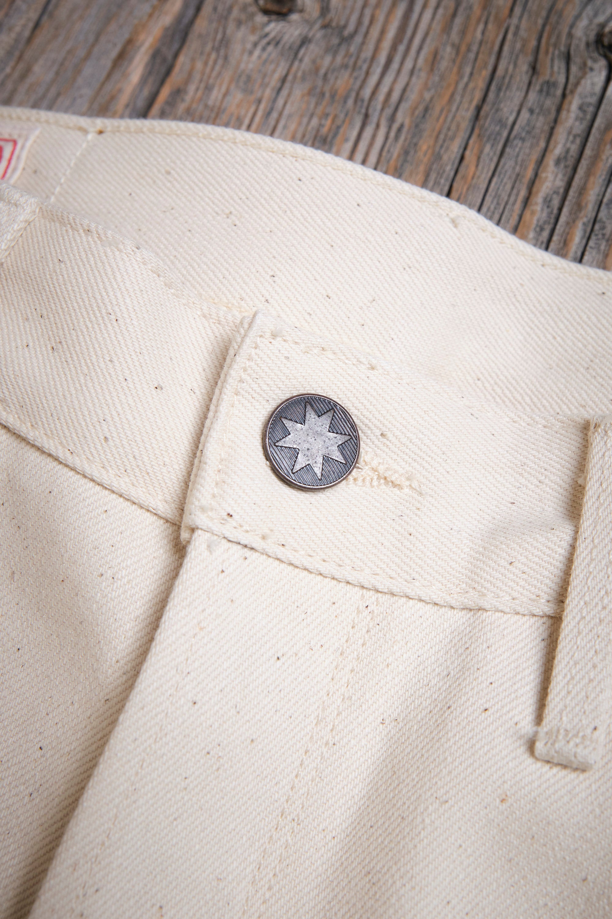 Belford Straight <span>14 Ounce Ecru Denim</span>