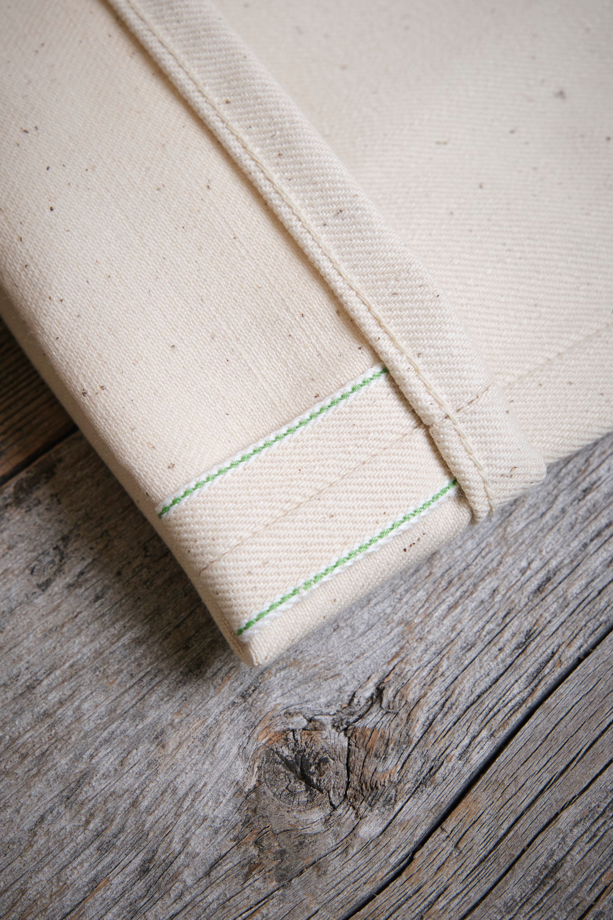 Belford Straight <span>14 Ounce Ecru Denim</span>