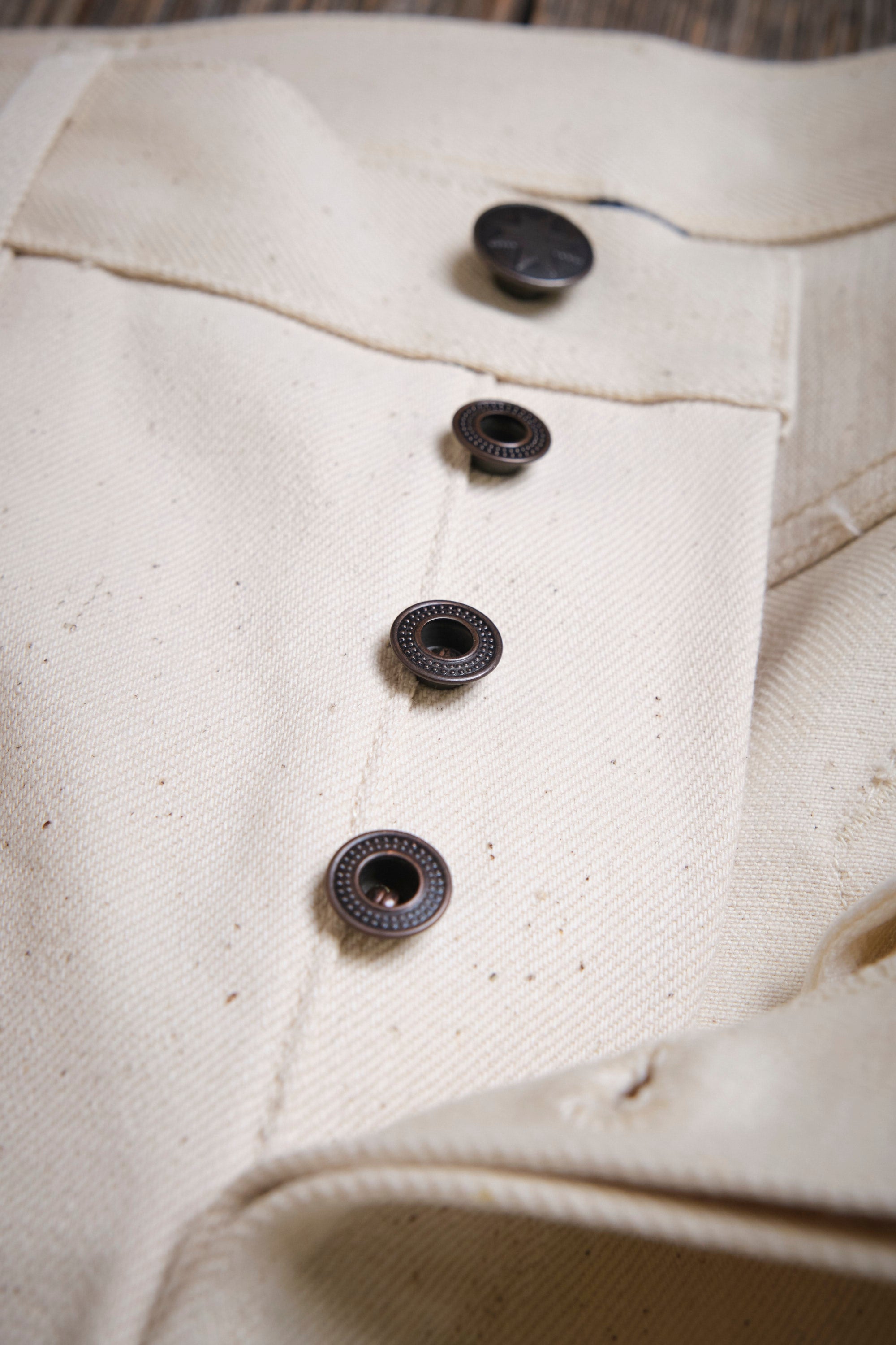 Belford Straight <span>14 Ounce Ecru Denim</span>