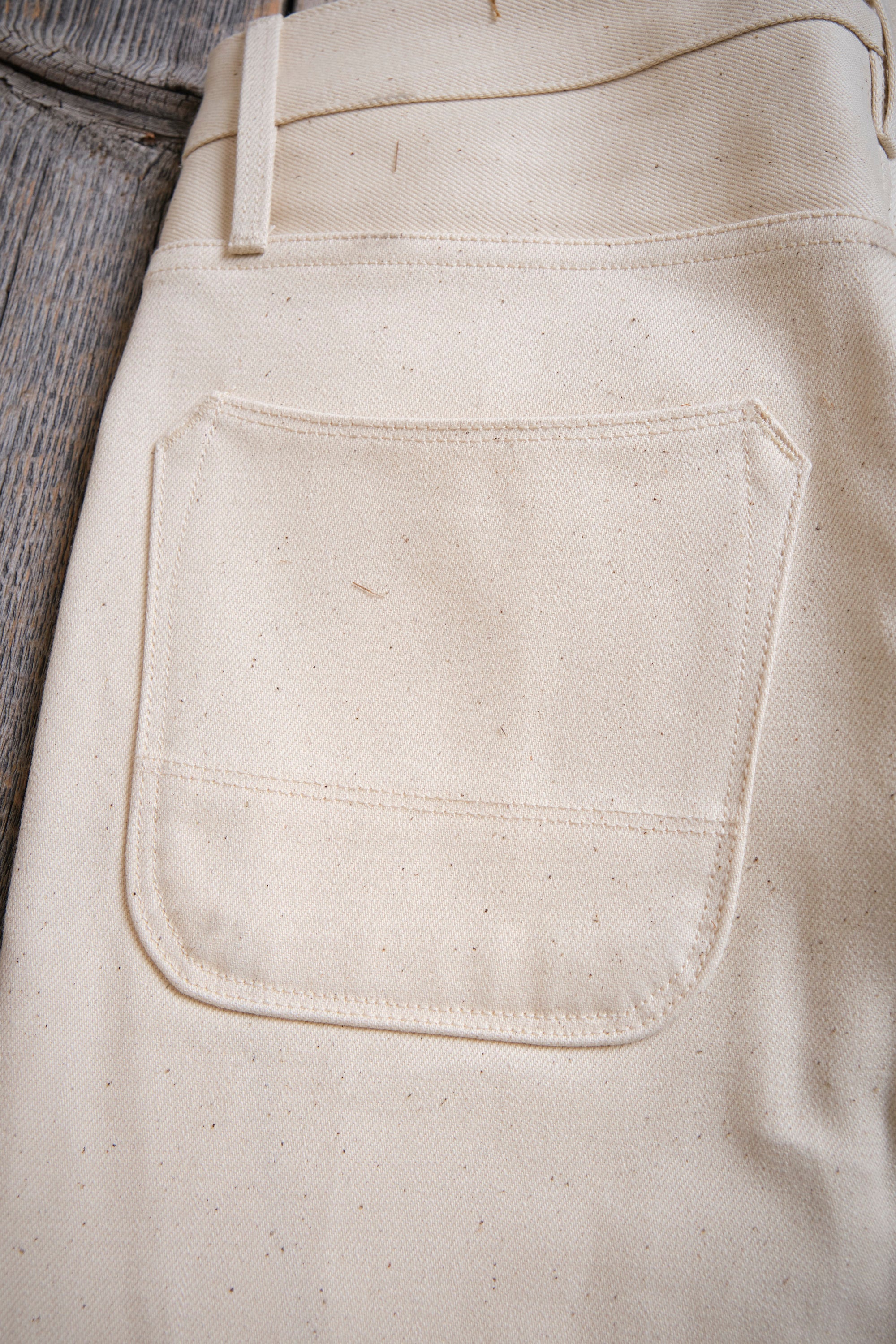 Belford Straight <span>14 Ounce Ecru Denim</span>