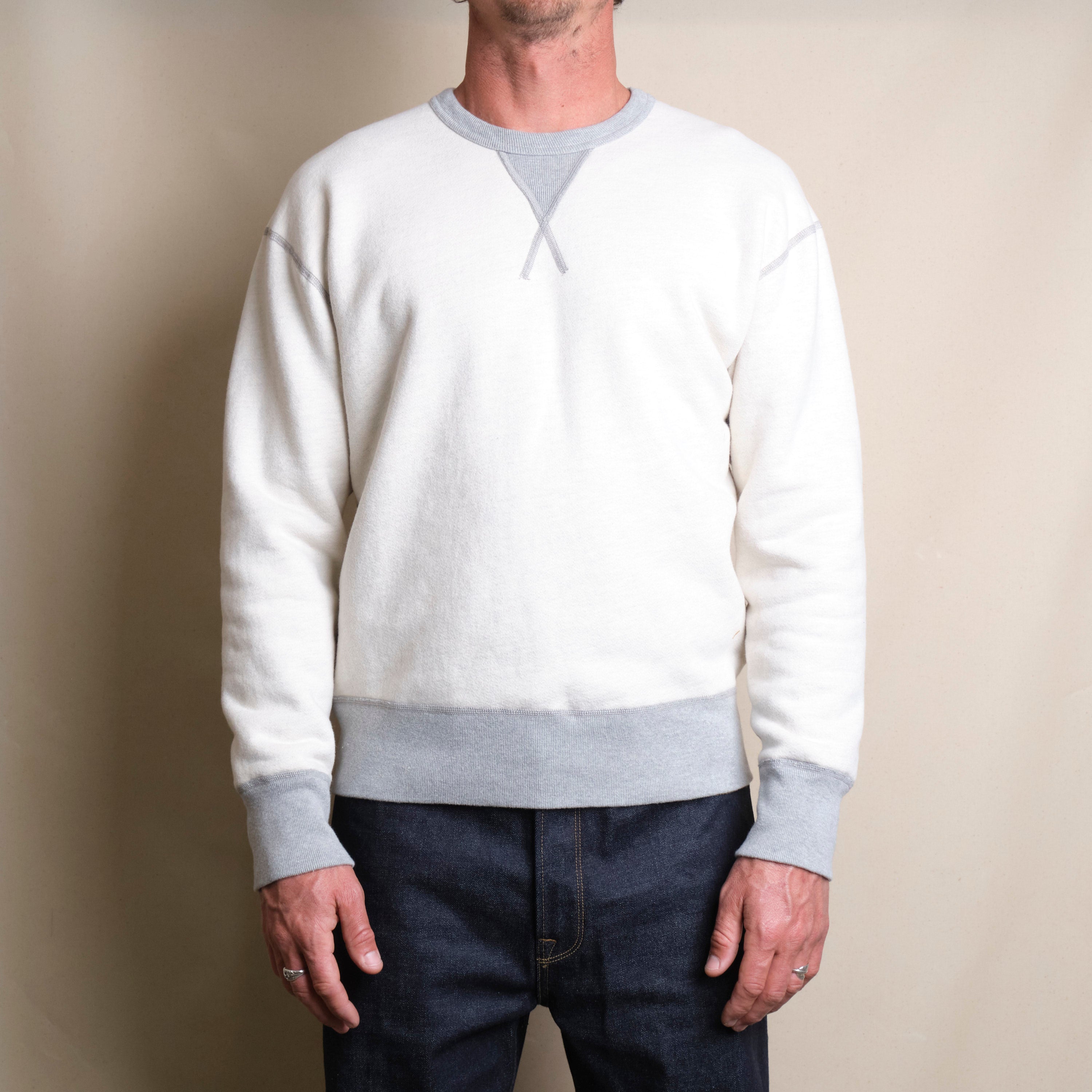 DECK SWEATSHIRT NATURAL COMBO