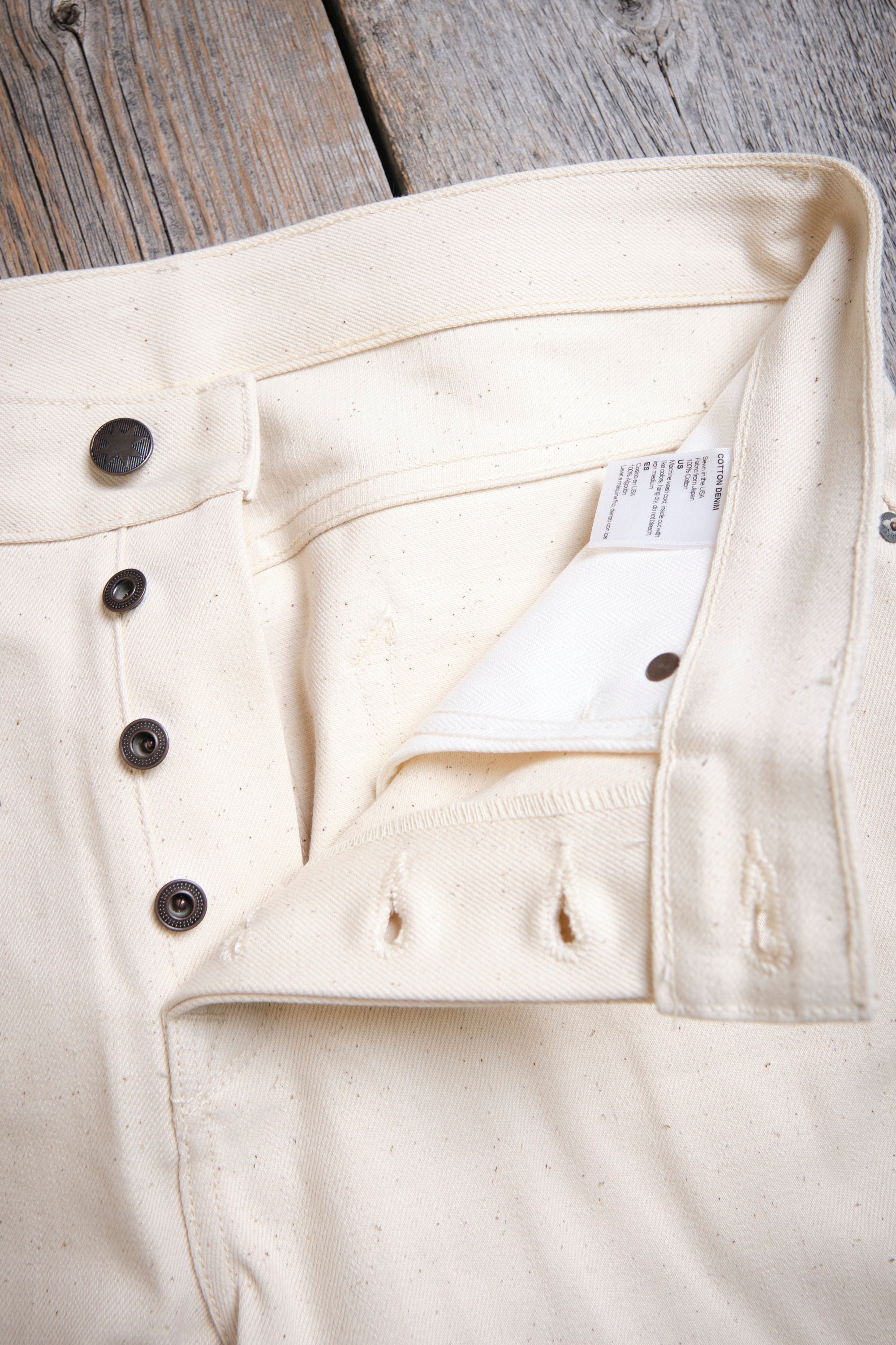 Portola Classic Taper 14 Ounce Ecru Denim