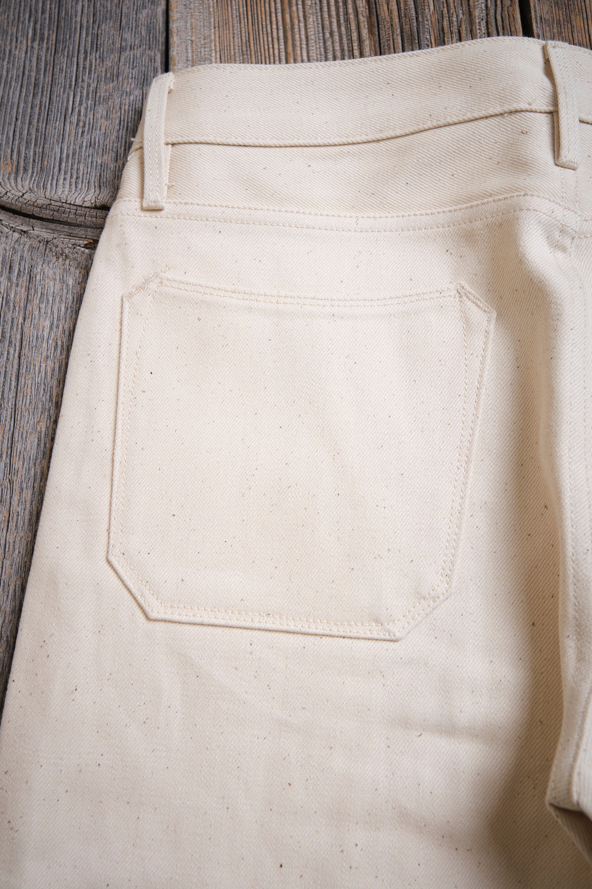 Portola Classic Taper 14 Ounce Ecru Denim