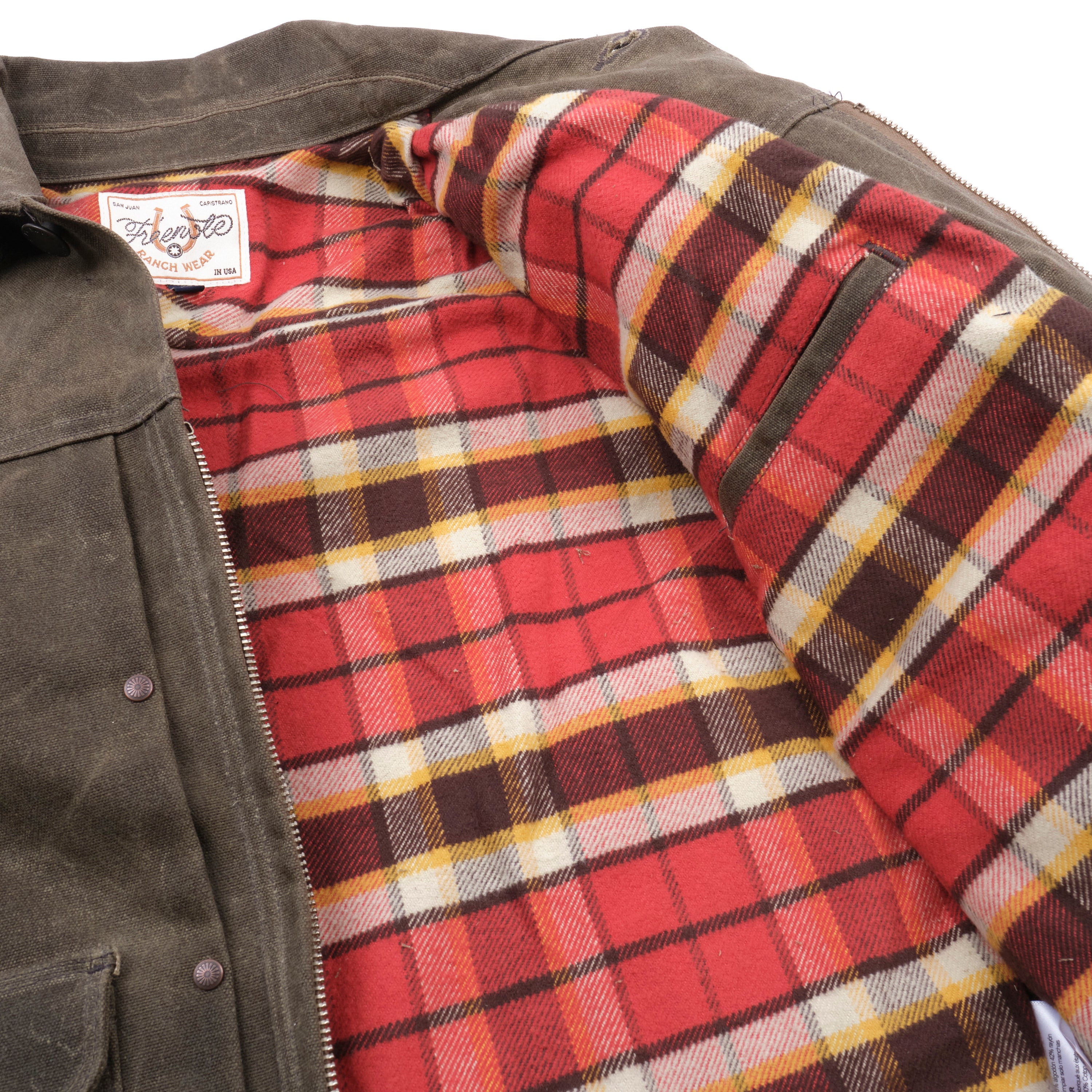 Faro Jacket Tobacco Heavy Waxed Canvas