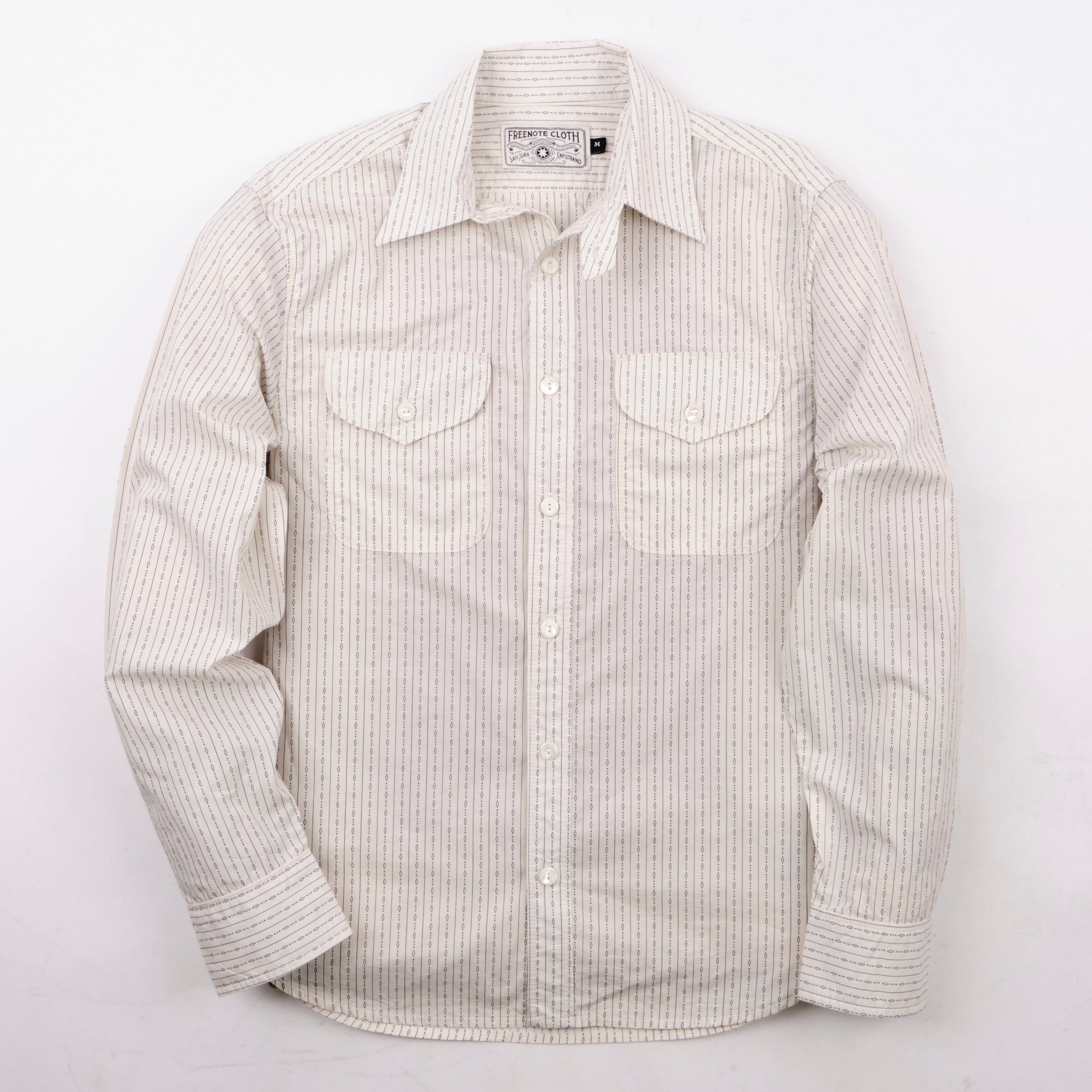 Wells White Stripe