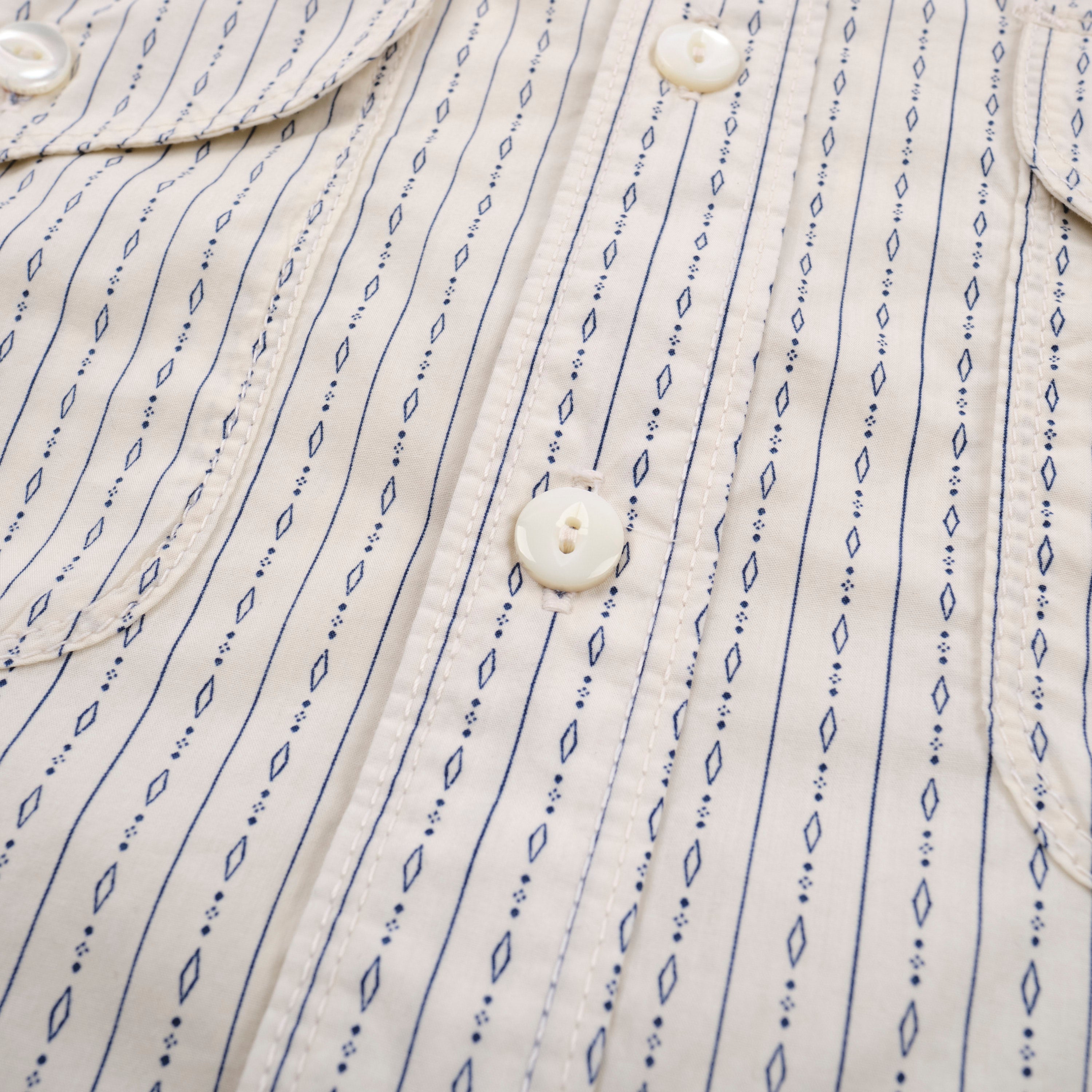 Wells White Stripe
