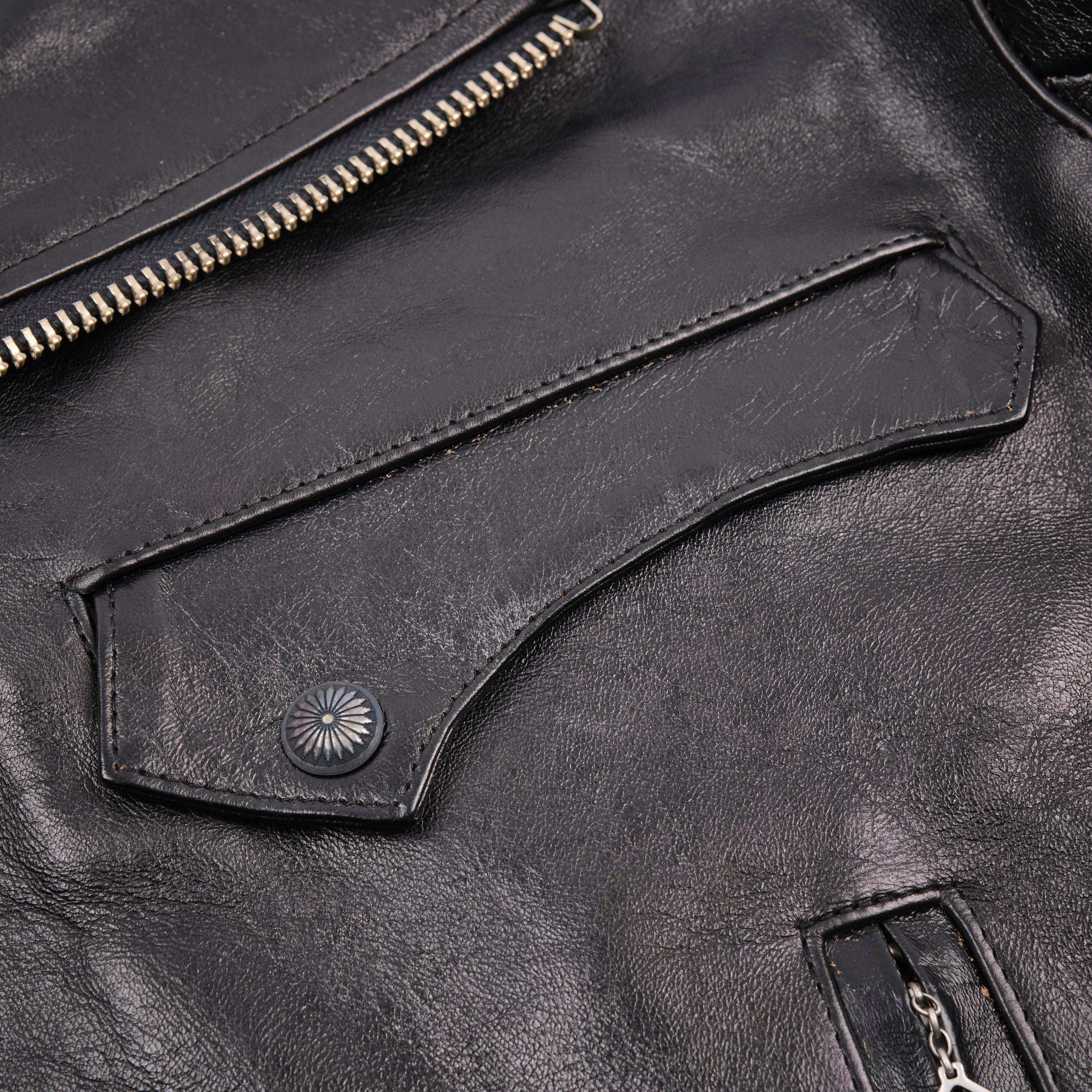 Mooch Moto Jacket Maryam Tannery Black Magic Horsehide V2