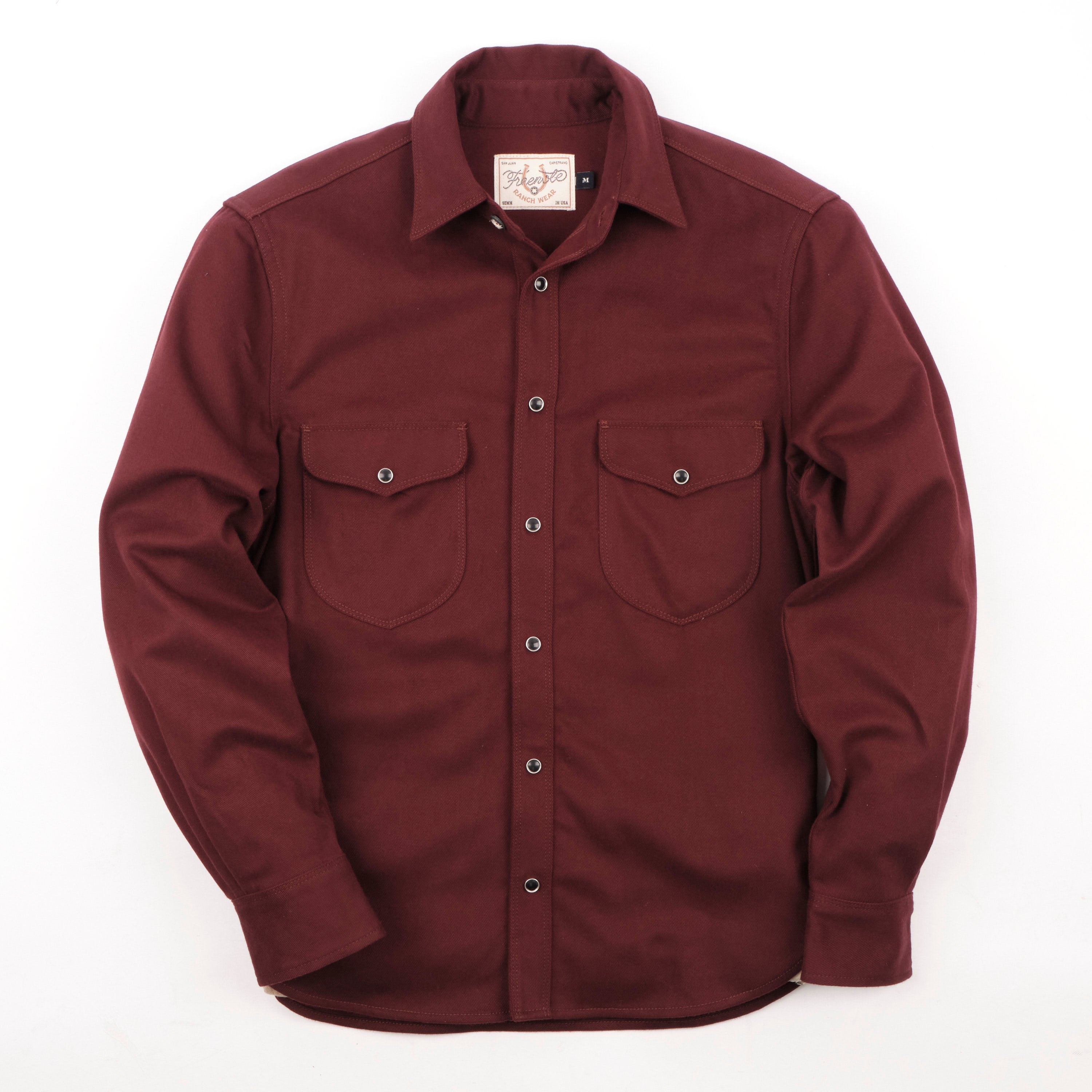 Bodie Burgundy Twill
