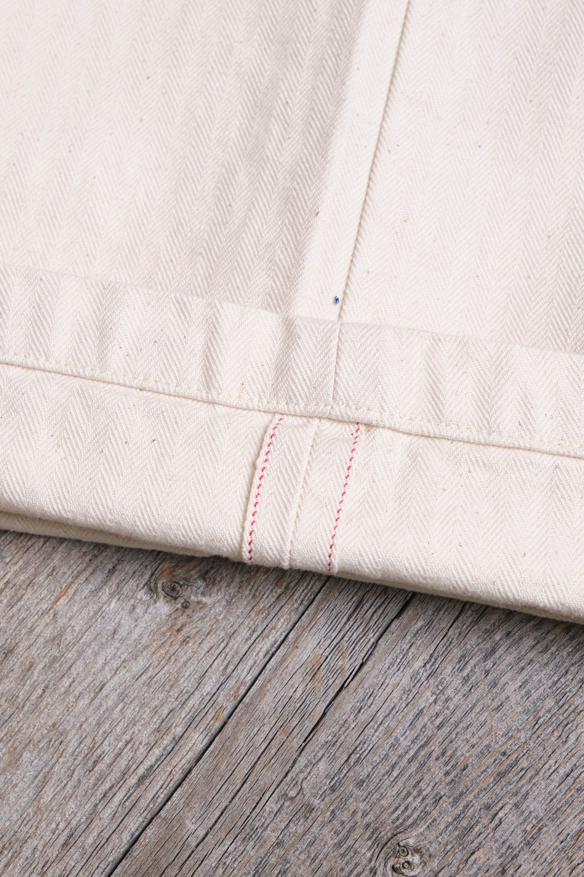 Ortega Pant 13 Ounce Natural Herringbone