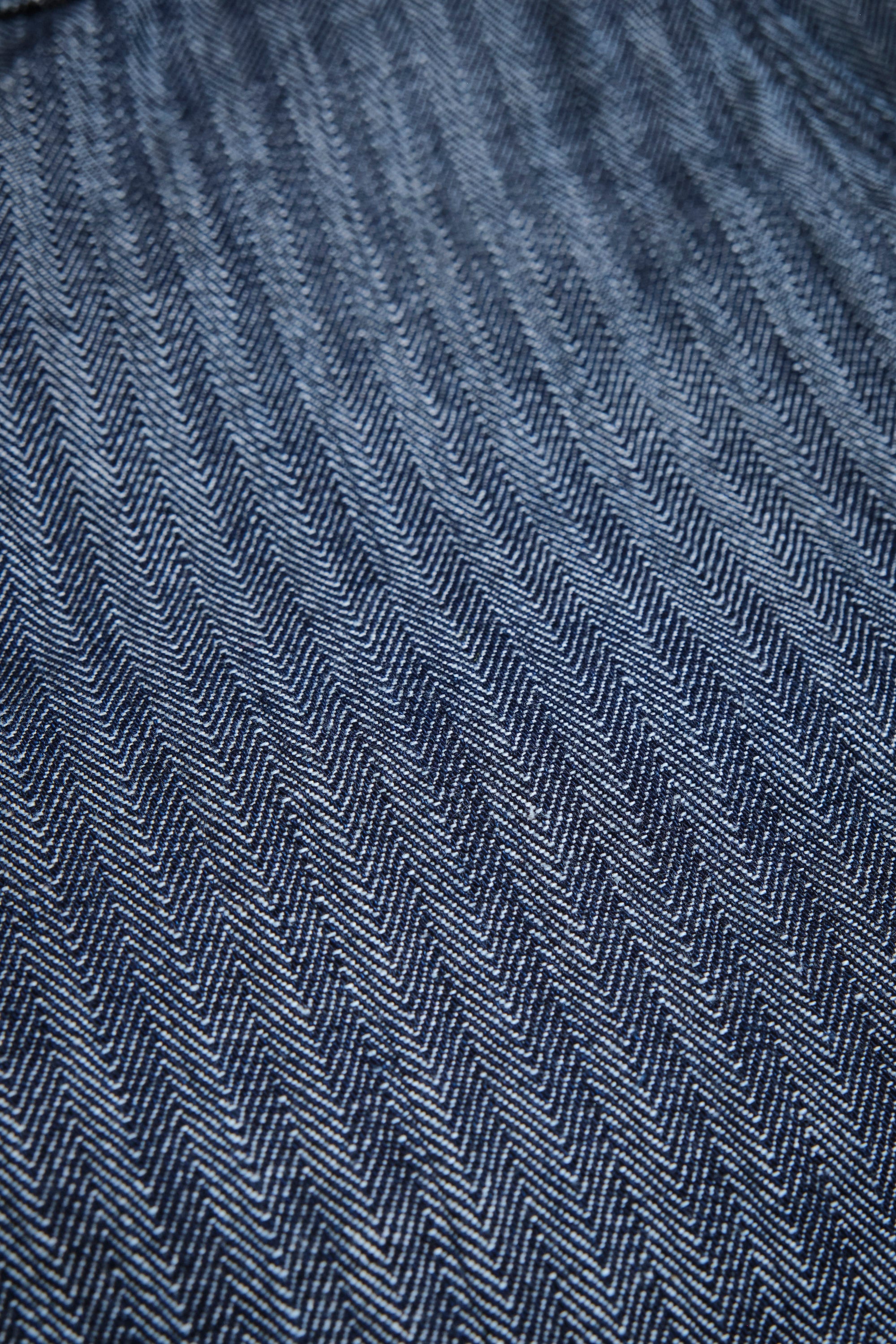 Ortega Pant 13 Ounce Grey Herringbone