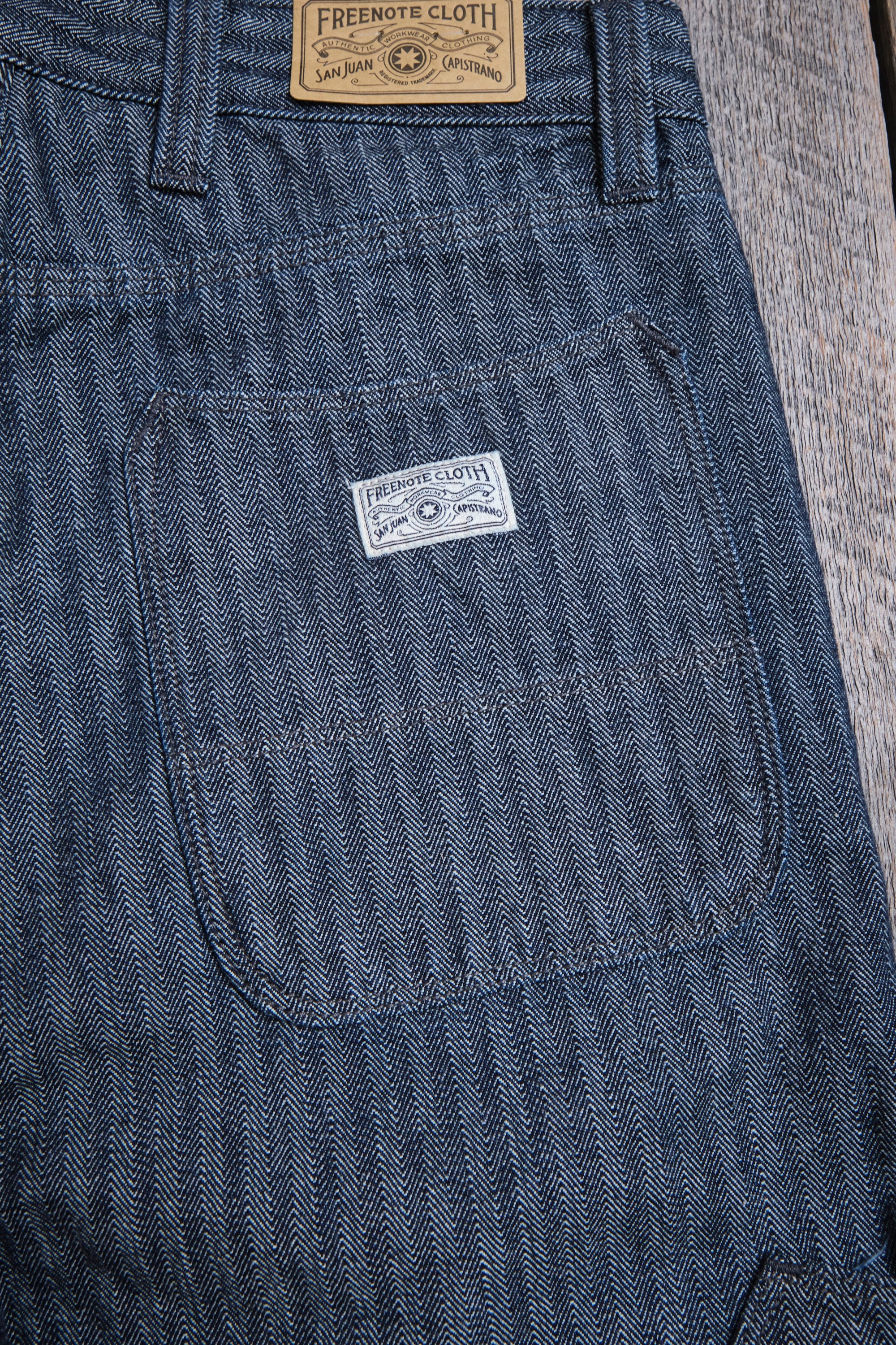 Ortega Pant 13 Ounce Grey Herringbone