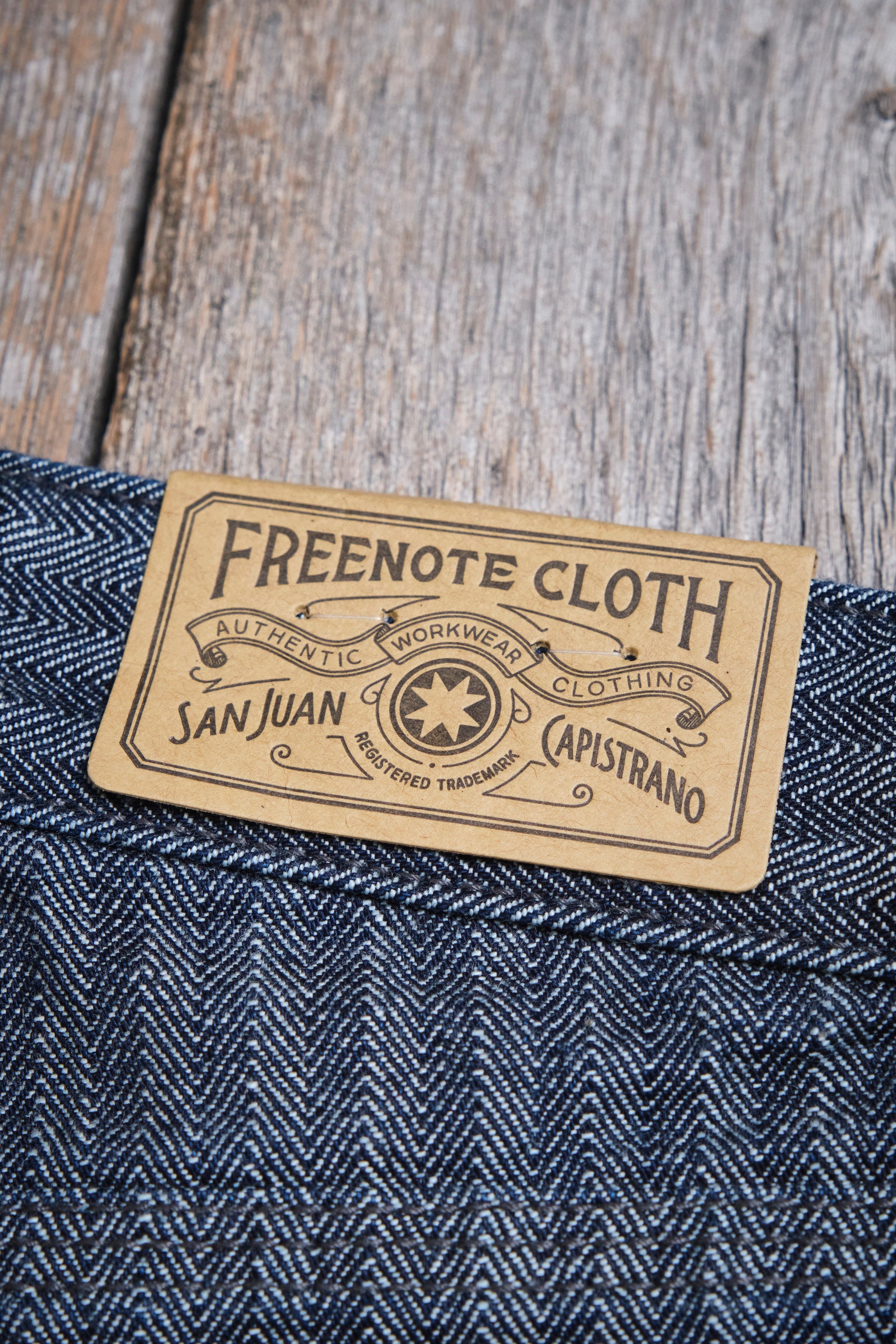 Ortega Pant 13 Ounce Grey Herringbone