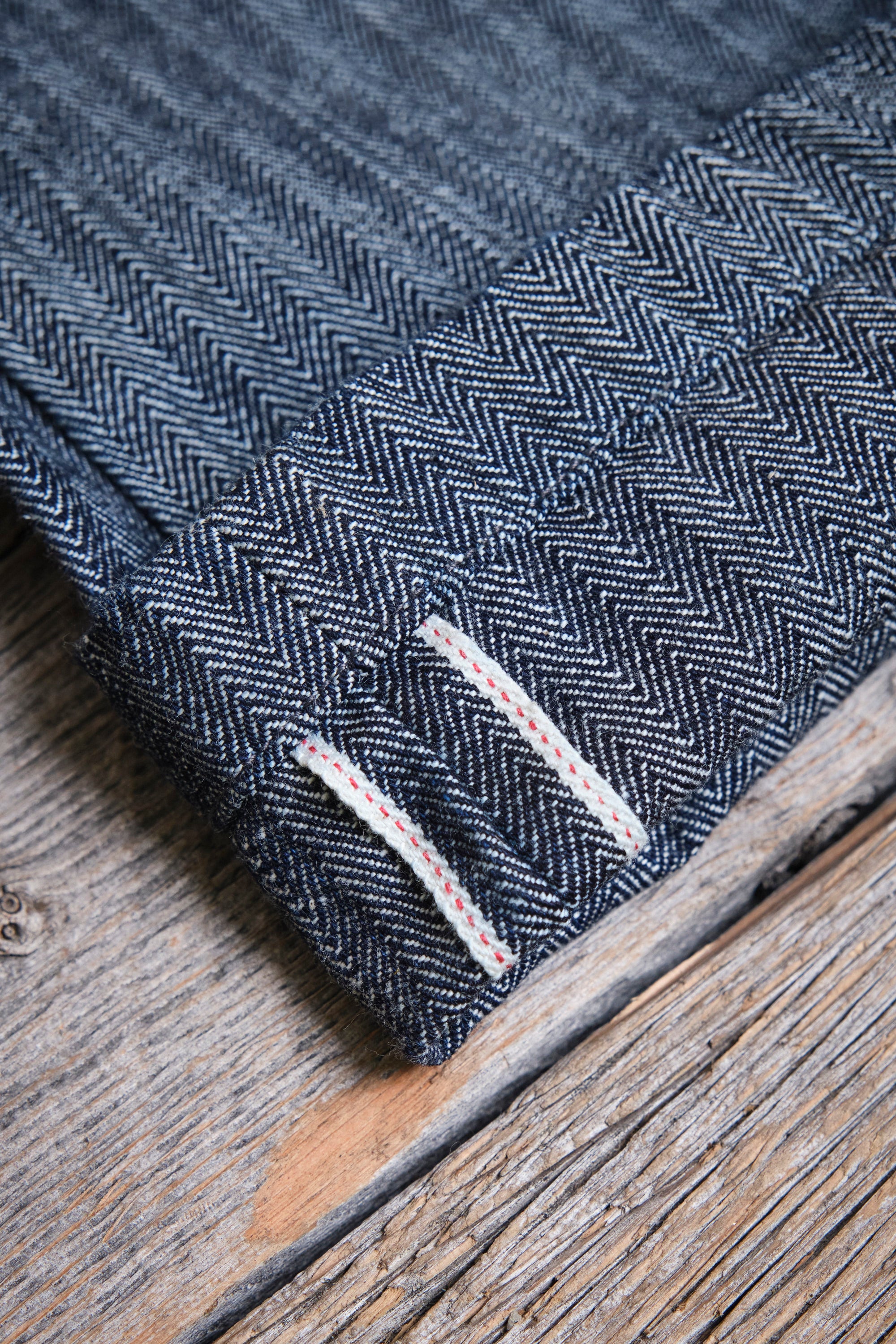 Ortega Pant 13 Ounce Grey Herringbone