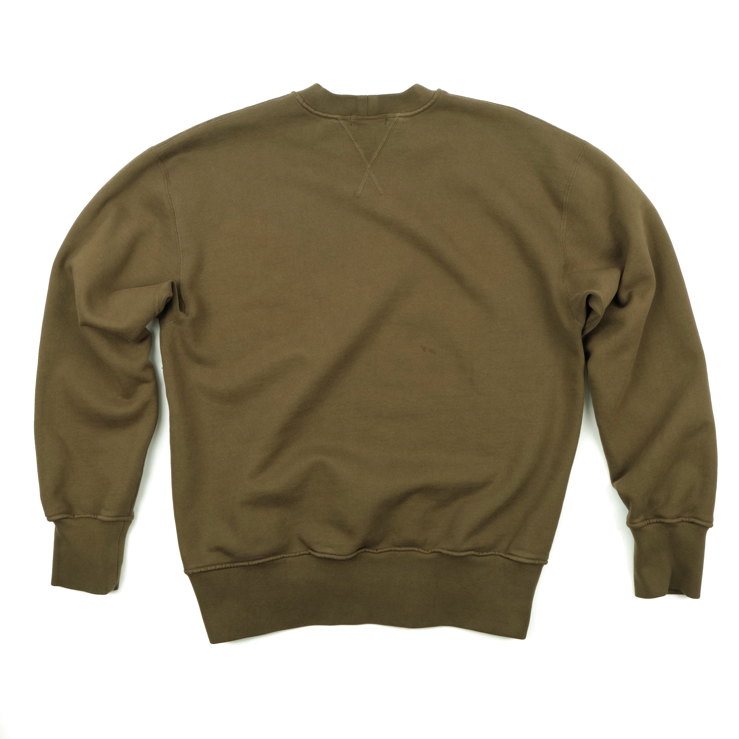 DECK SWEATSHIRT <span>OLIVE</span>
