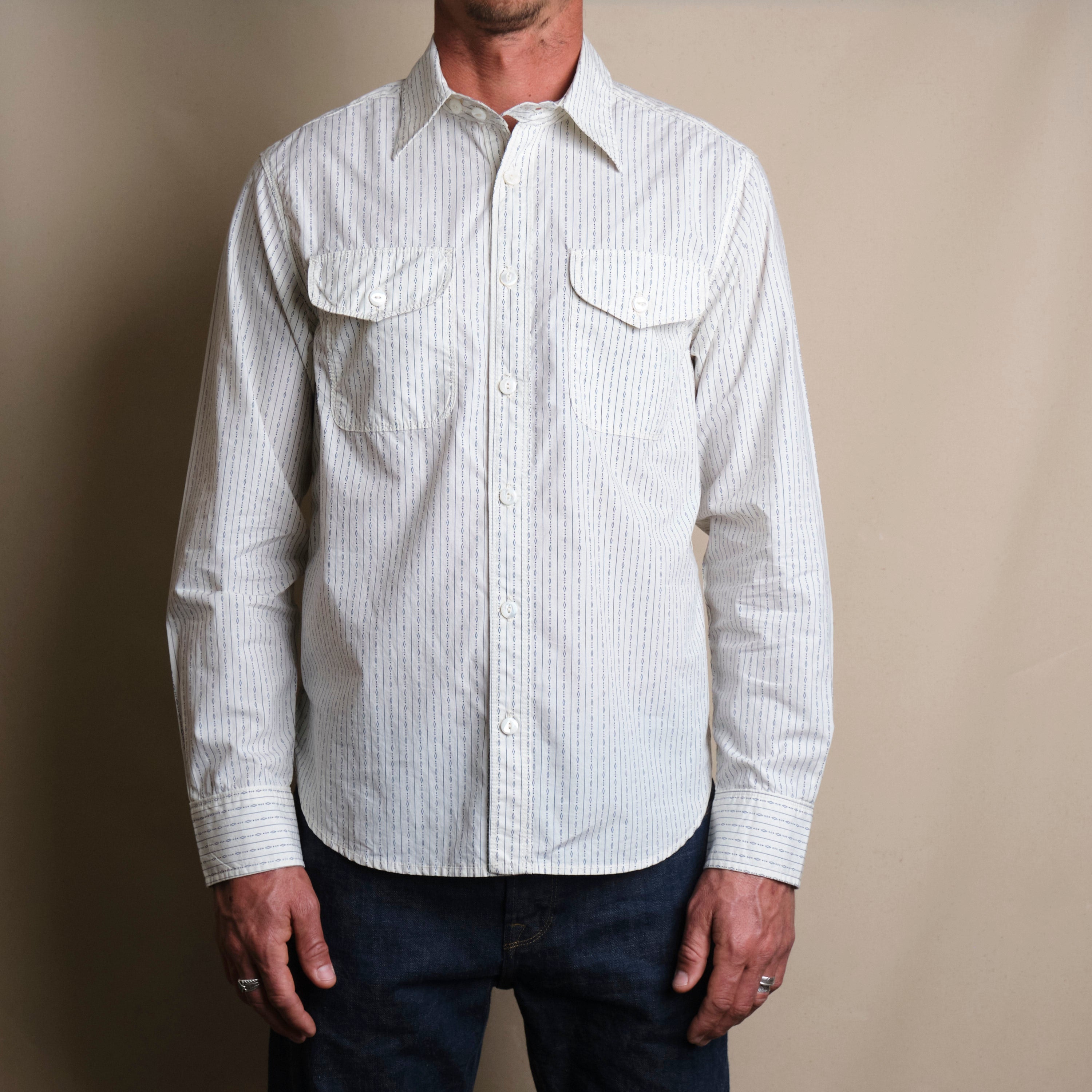 Wells White Stripe