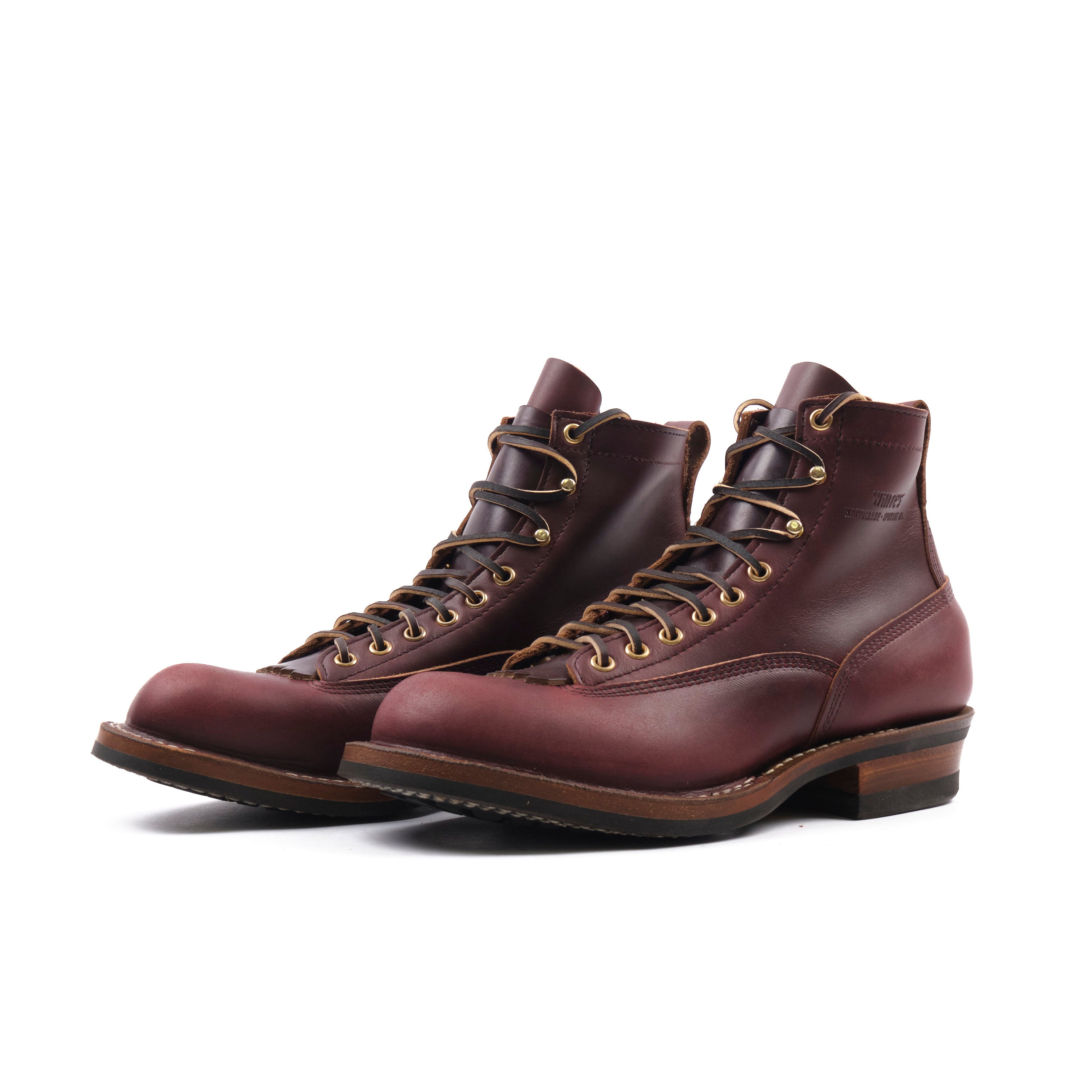 FREENOTE CLOTH X WHITE'S BOOTS - 9338 LAST CUTTER BOOT - SEIDEL DOUBLE SHOT BURGUNDY
