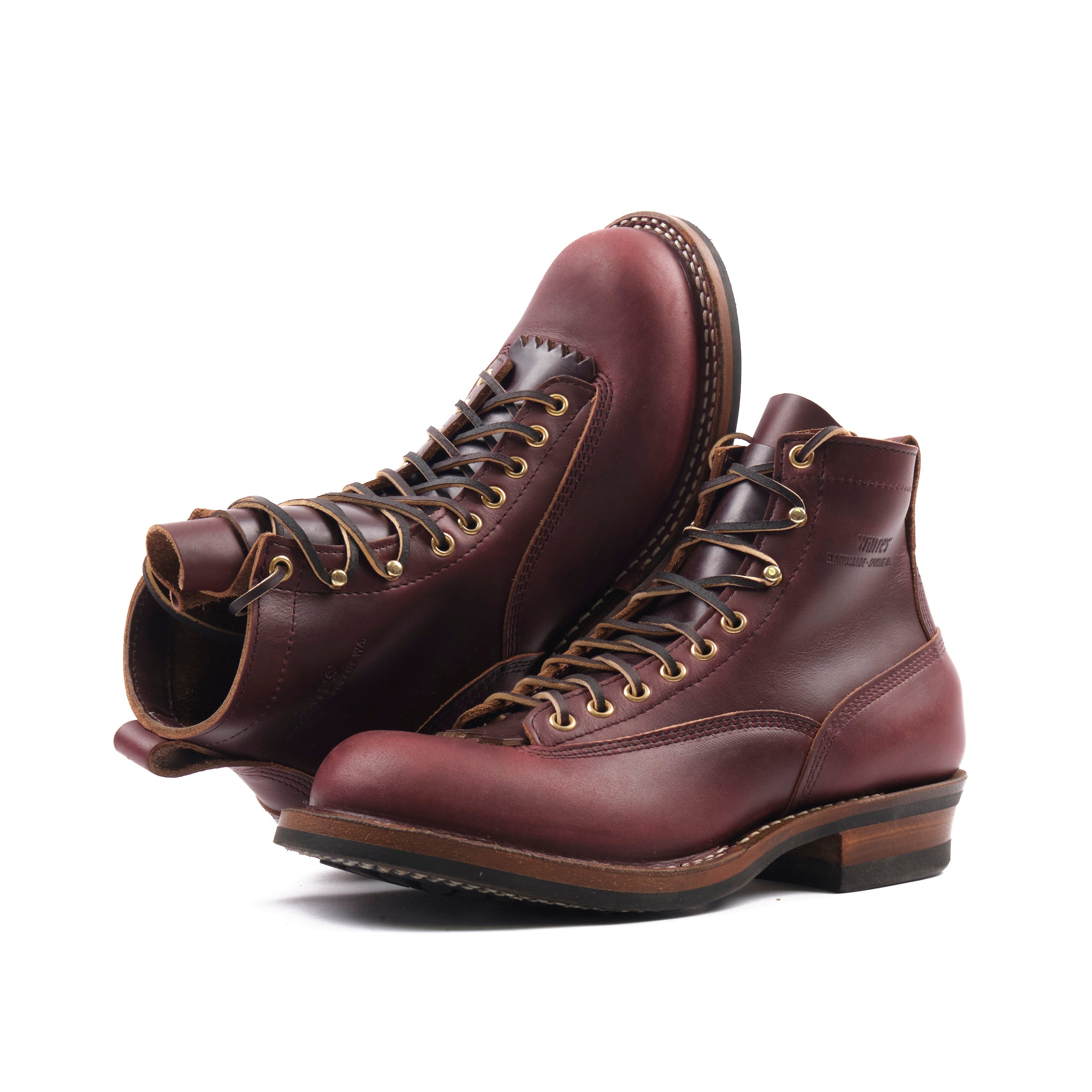 FREENOTE CLOTH X WHITE'S BOOTS - 9338 LAST CUTTER BOOT - SEIDEL DOUBLE SHOT BURGUNDY