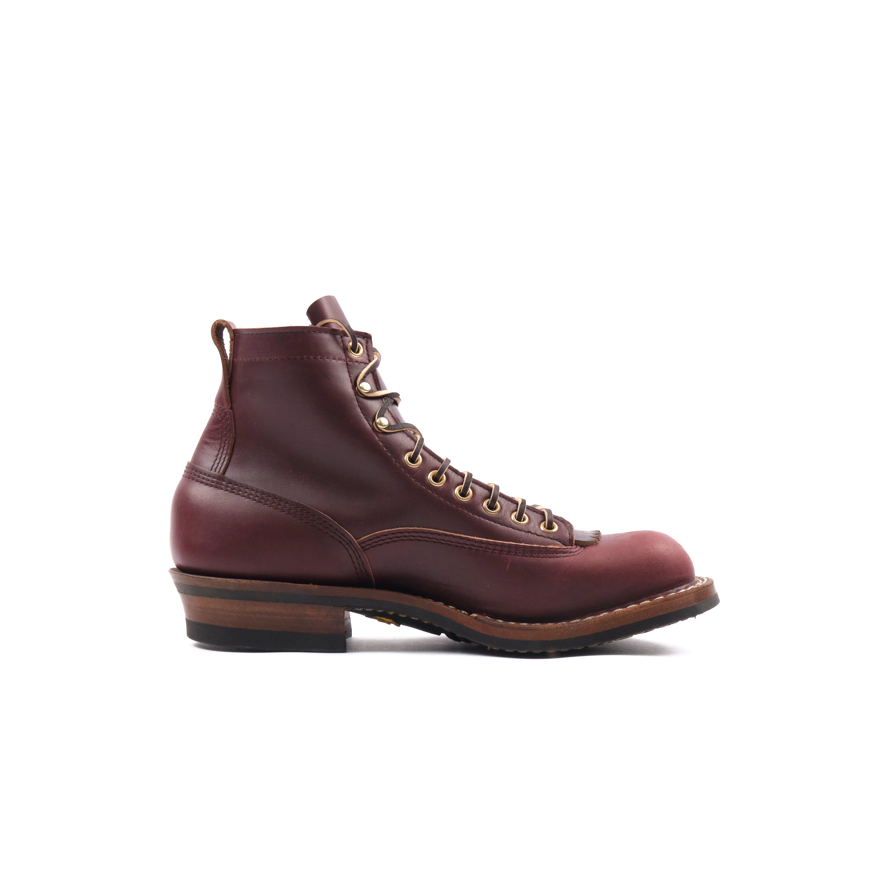 FREENOTE CLOTH X WHITE'S BOOTS - 9338 LAST CUTTER BOOT - SEIDEL DOUBLE SHOT BURGUNDY