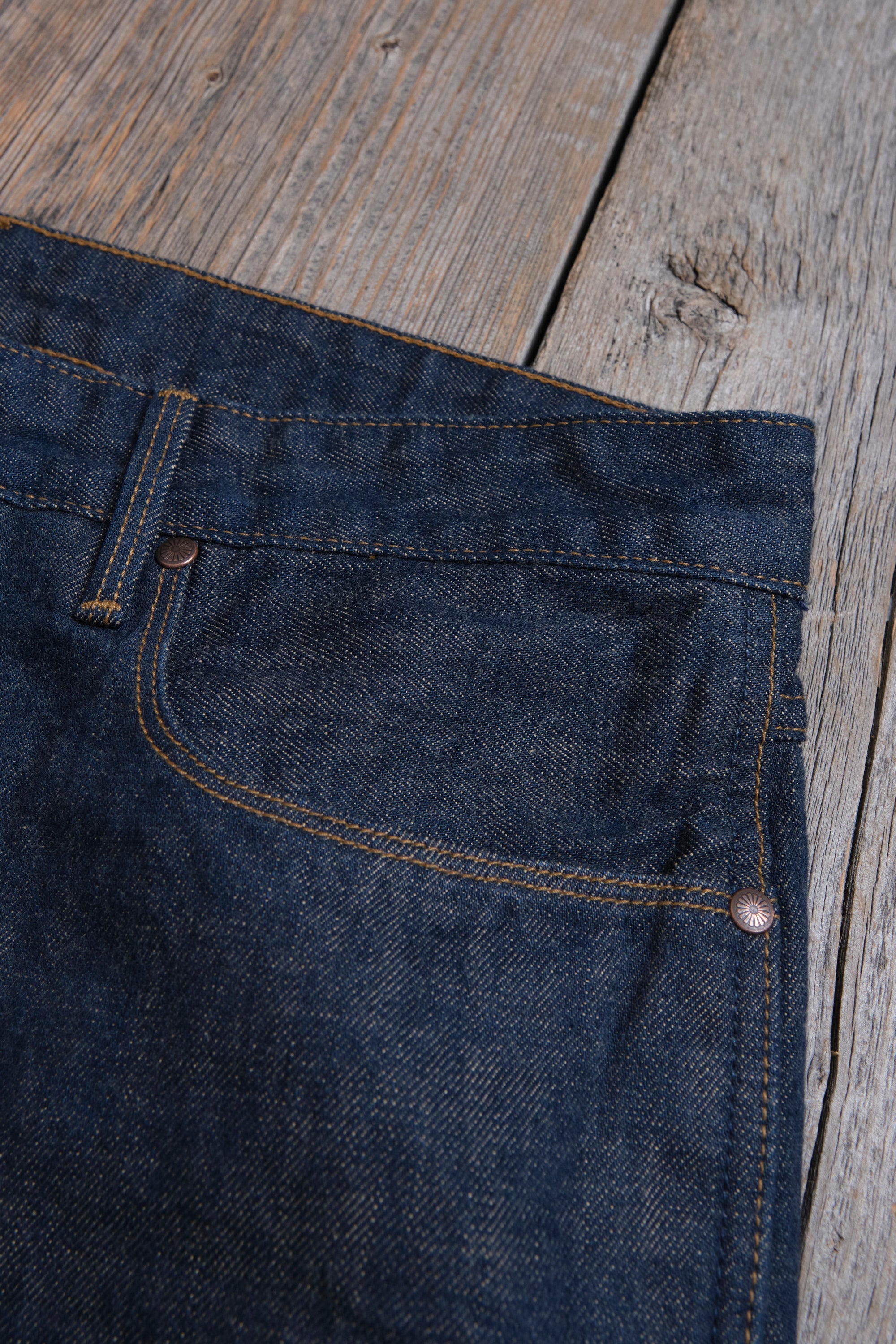 Rios 13 Ounce Natural Rinsed Denim