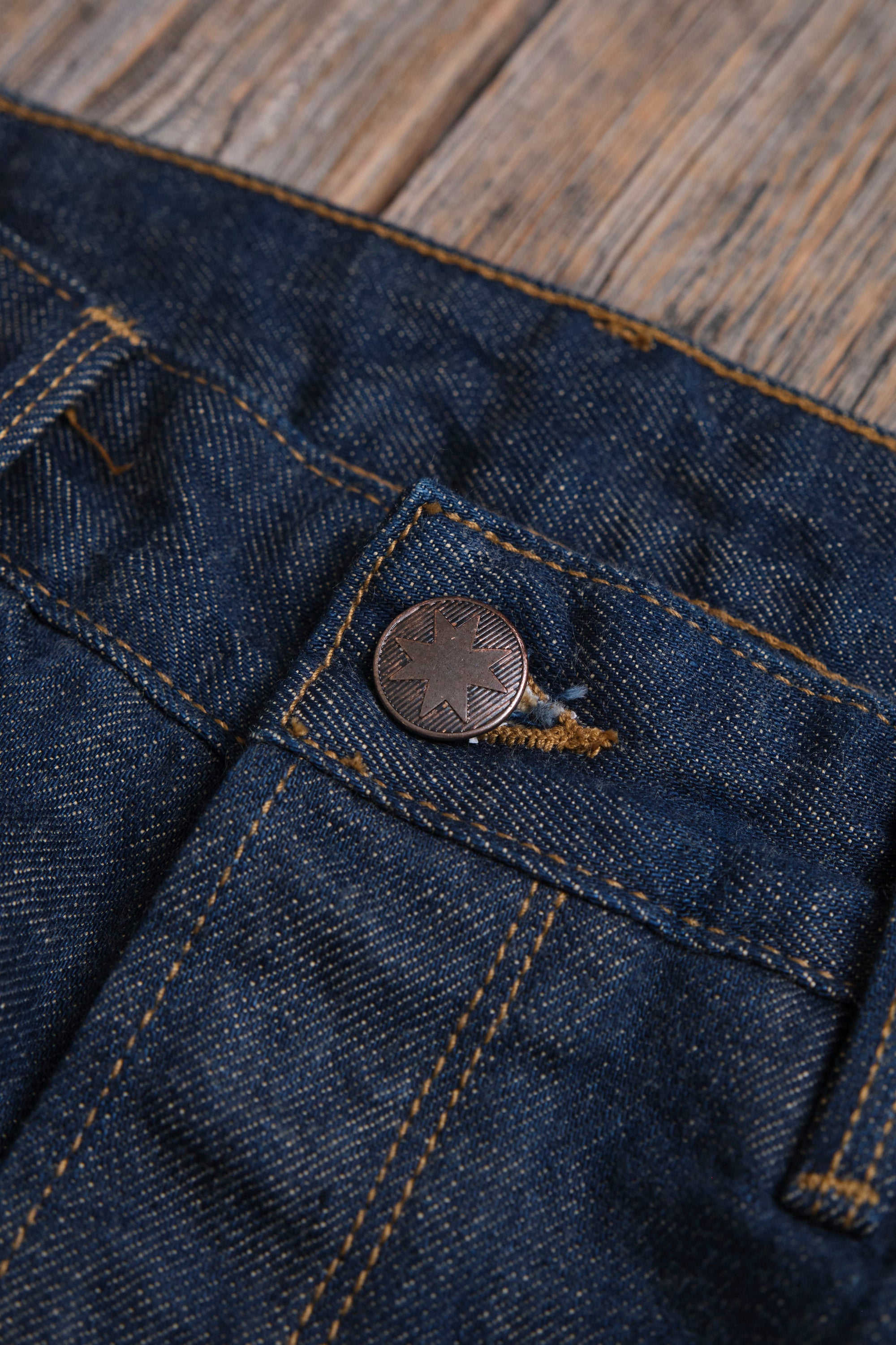 Portola Classic Taper 13 Ounce Natural Rinsed Denim