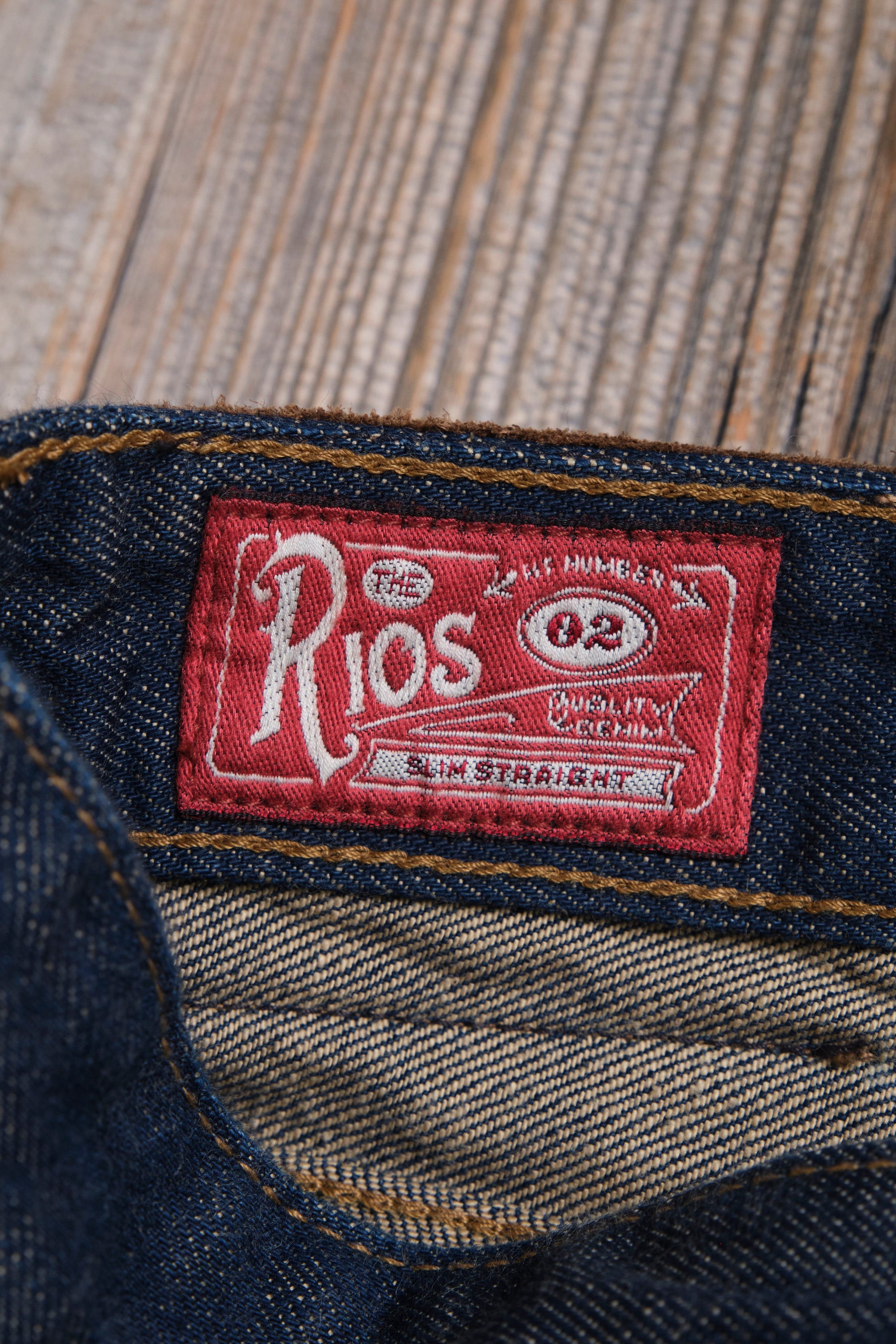 Rios 13 Ounce Natural Rinsed Denim