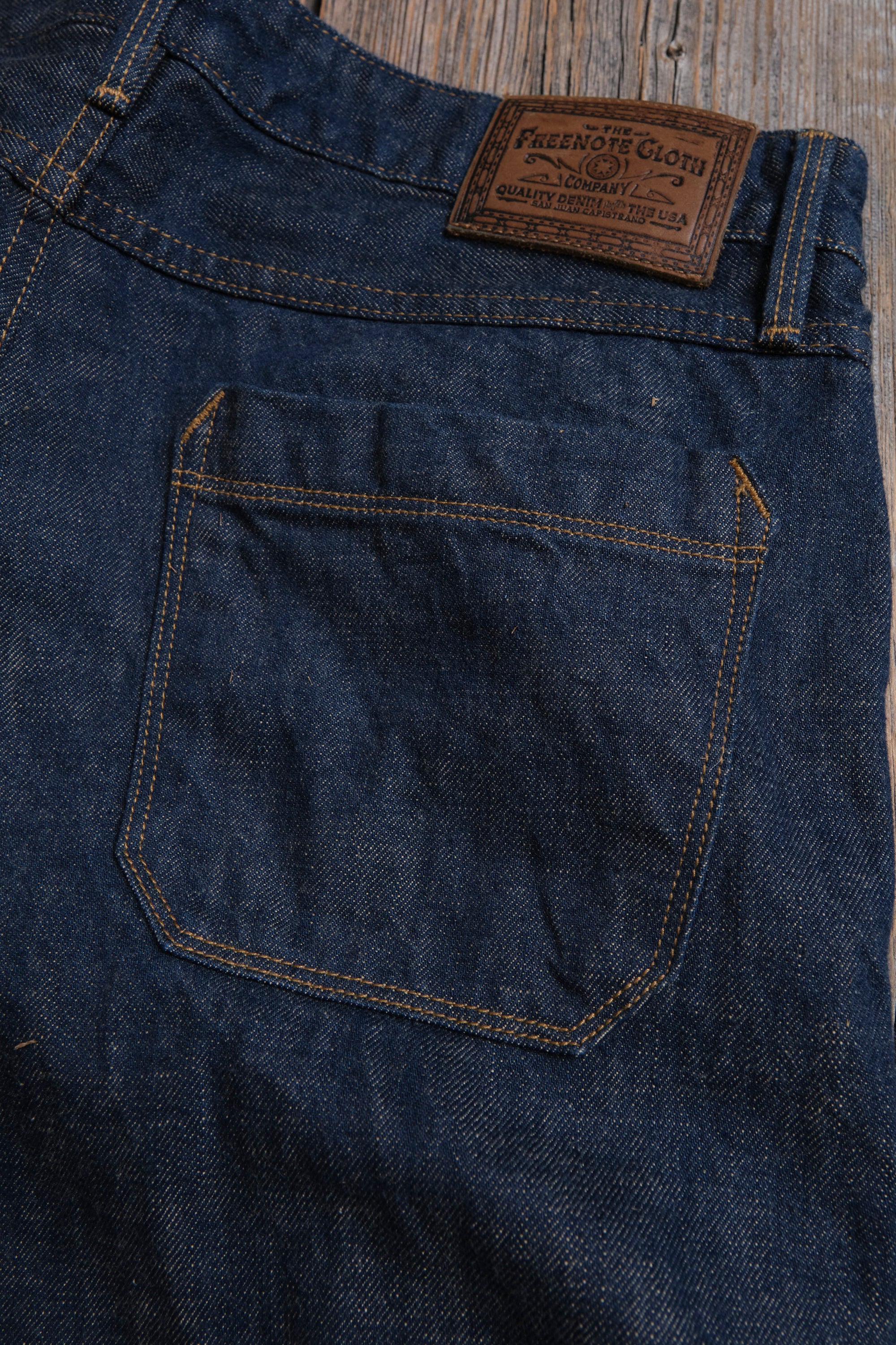 Portola Classic Taper 13 Ounce Natural Rinsed Denim
