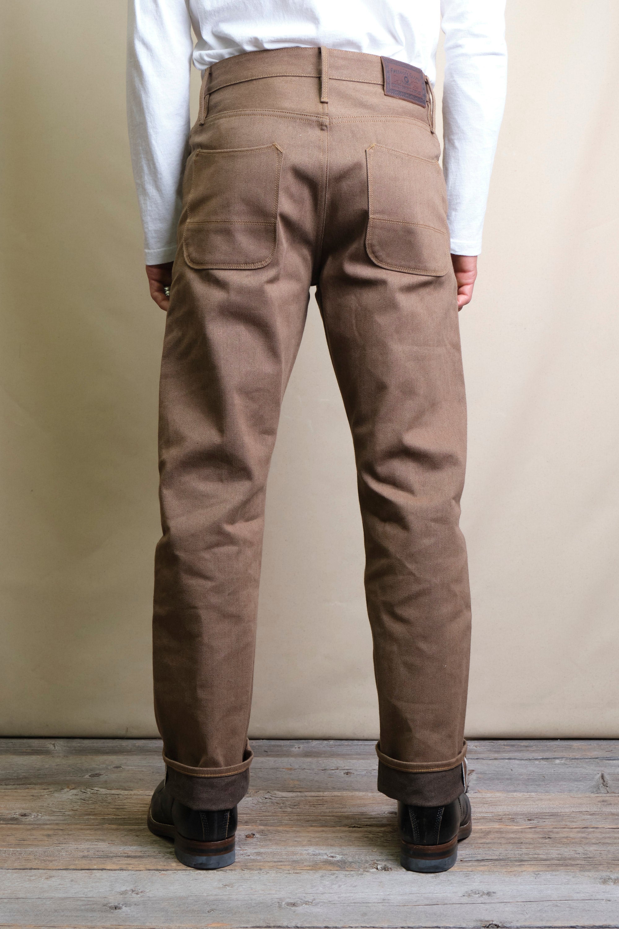 Trabuco Classic Straight <span> 15 Ounce Brown Denim </span>