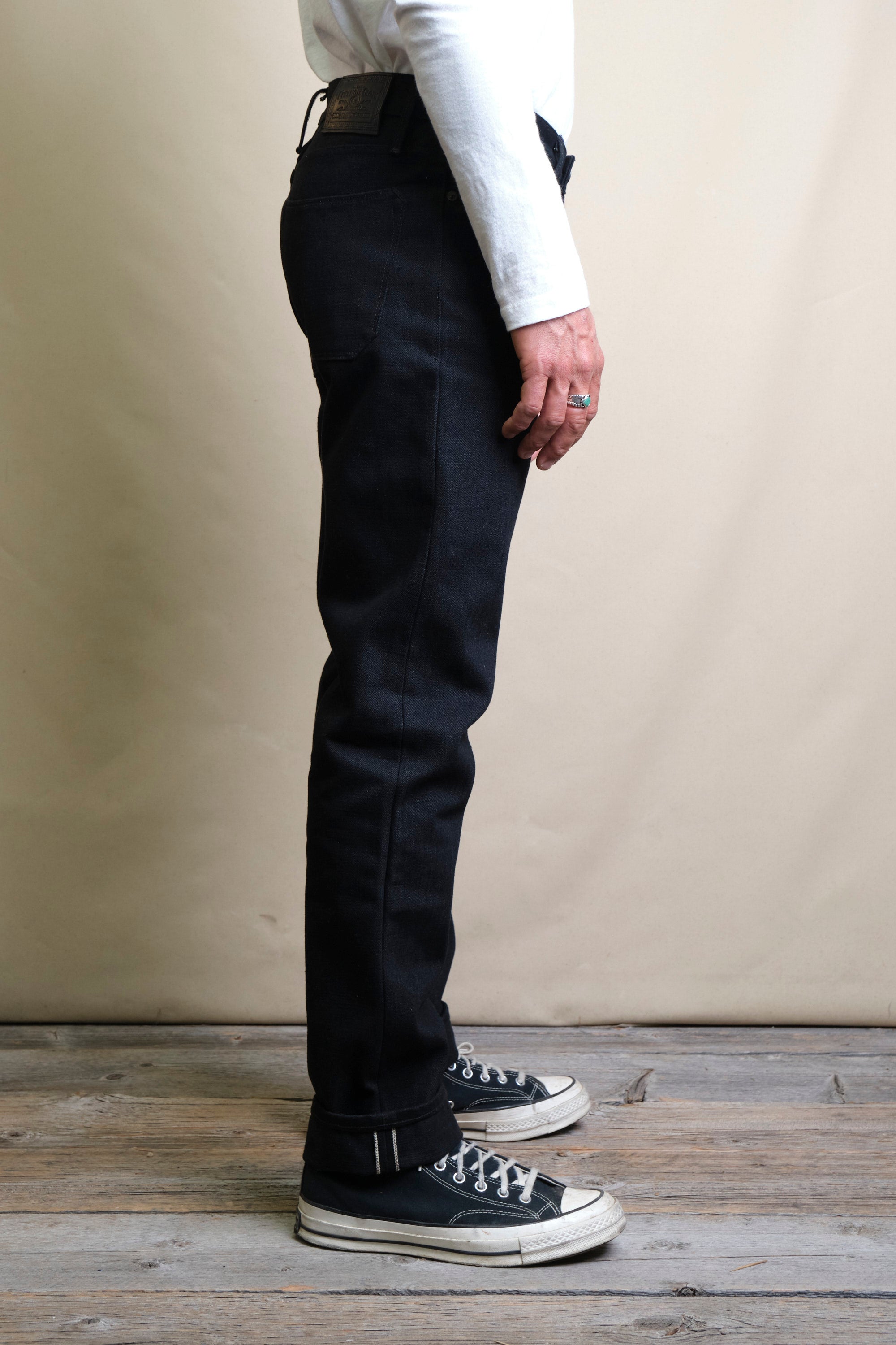 Portola Classic Taper <span> 17 Ounce Black Denim </span>