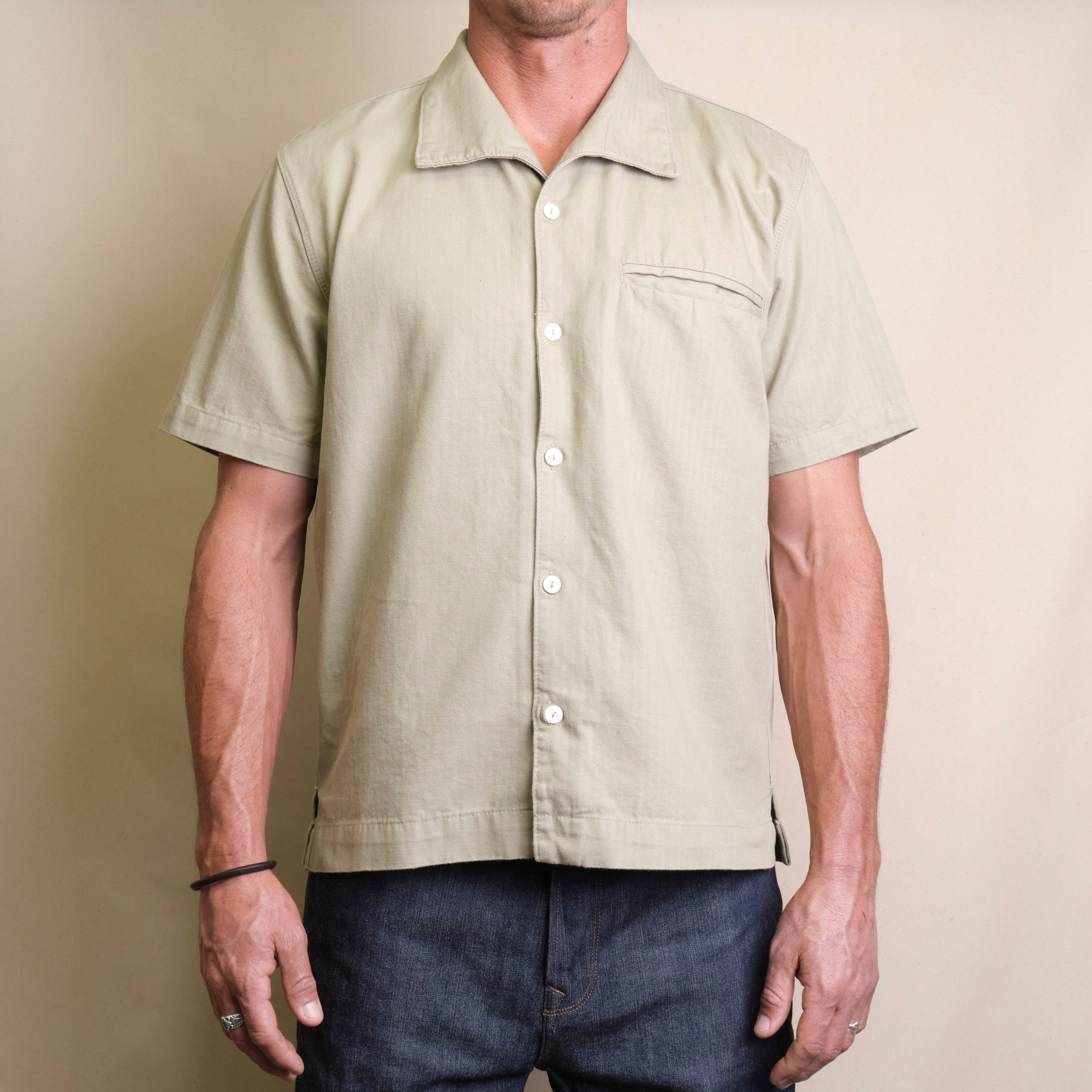 Cayucos Tan Herringbone