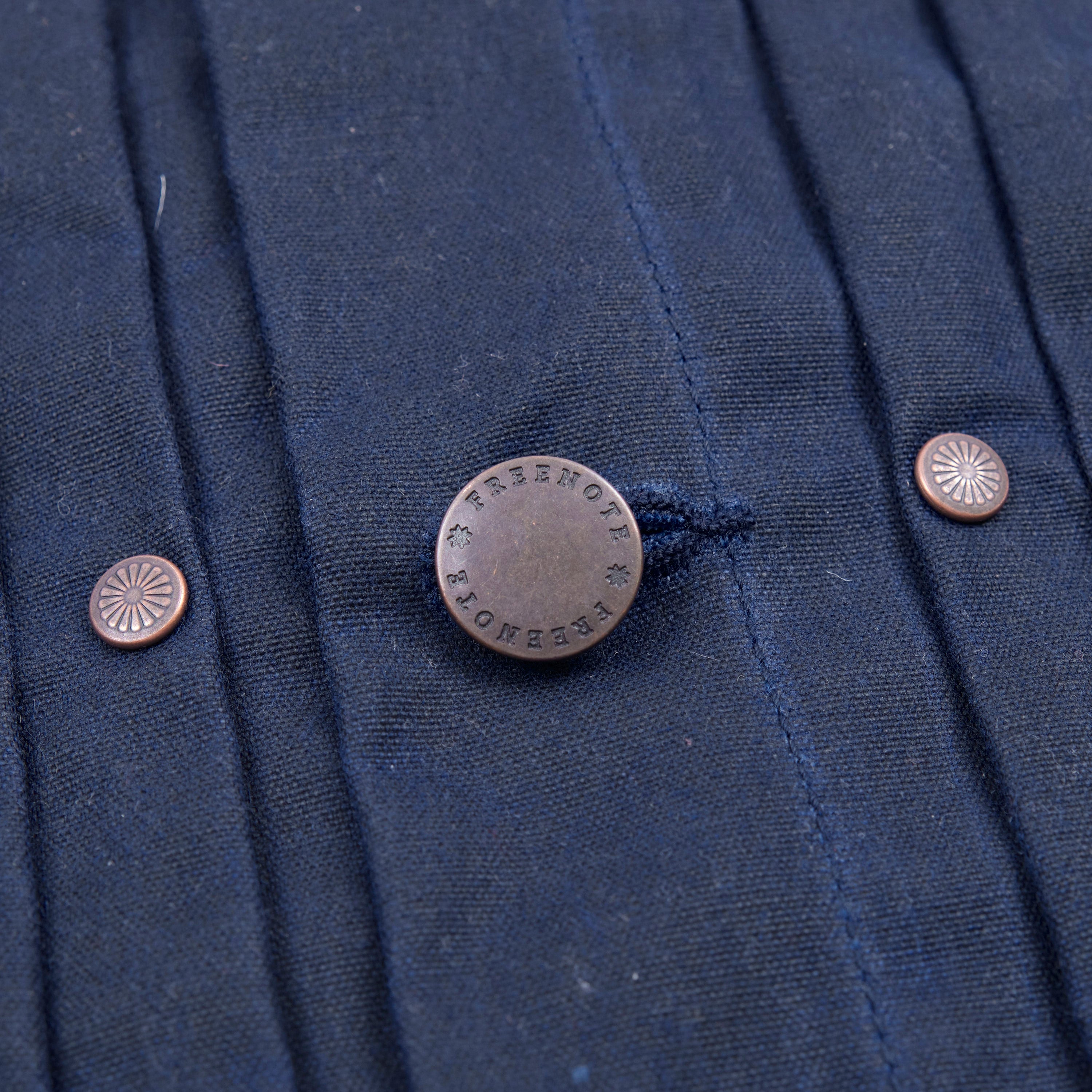 Riders Jacket Waxed Canvas Navy