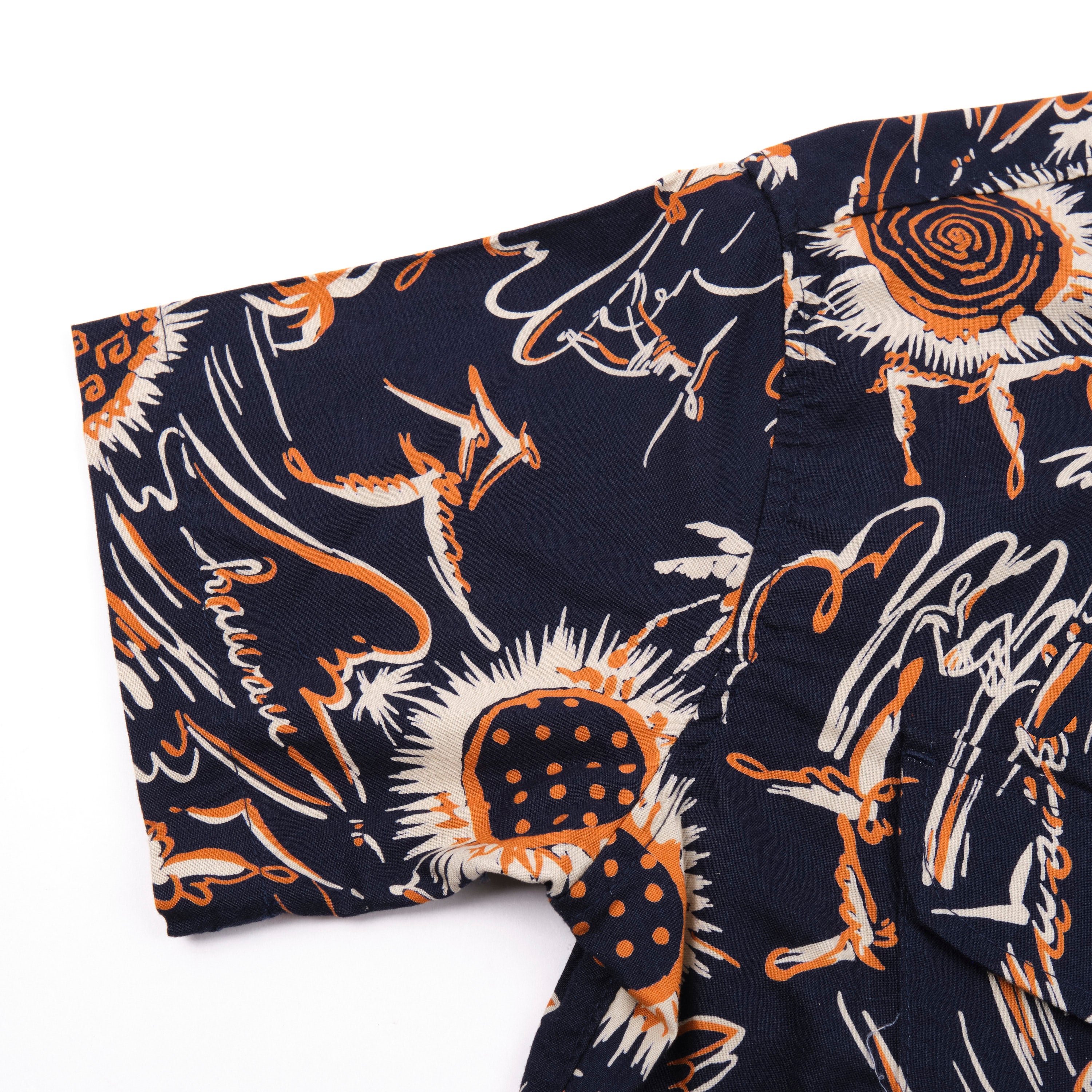 Dean Double Pocket Aloha Navy
