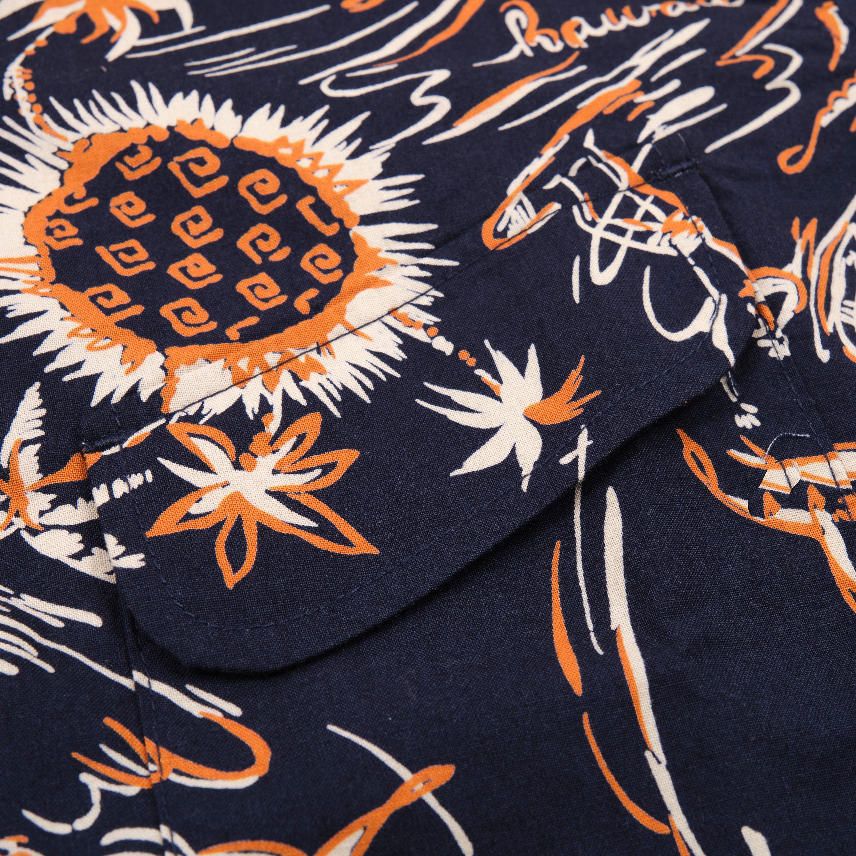Dean Double Pocket Aloha Navy