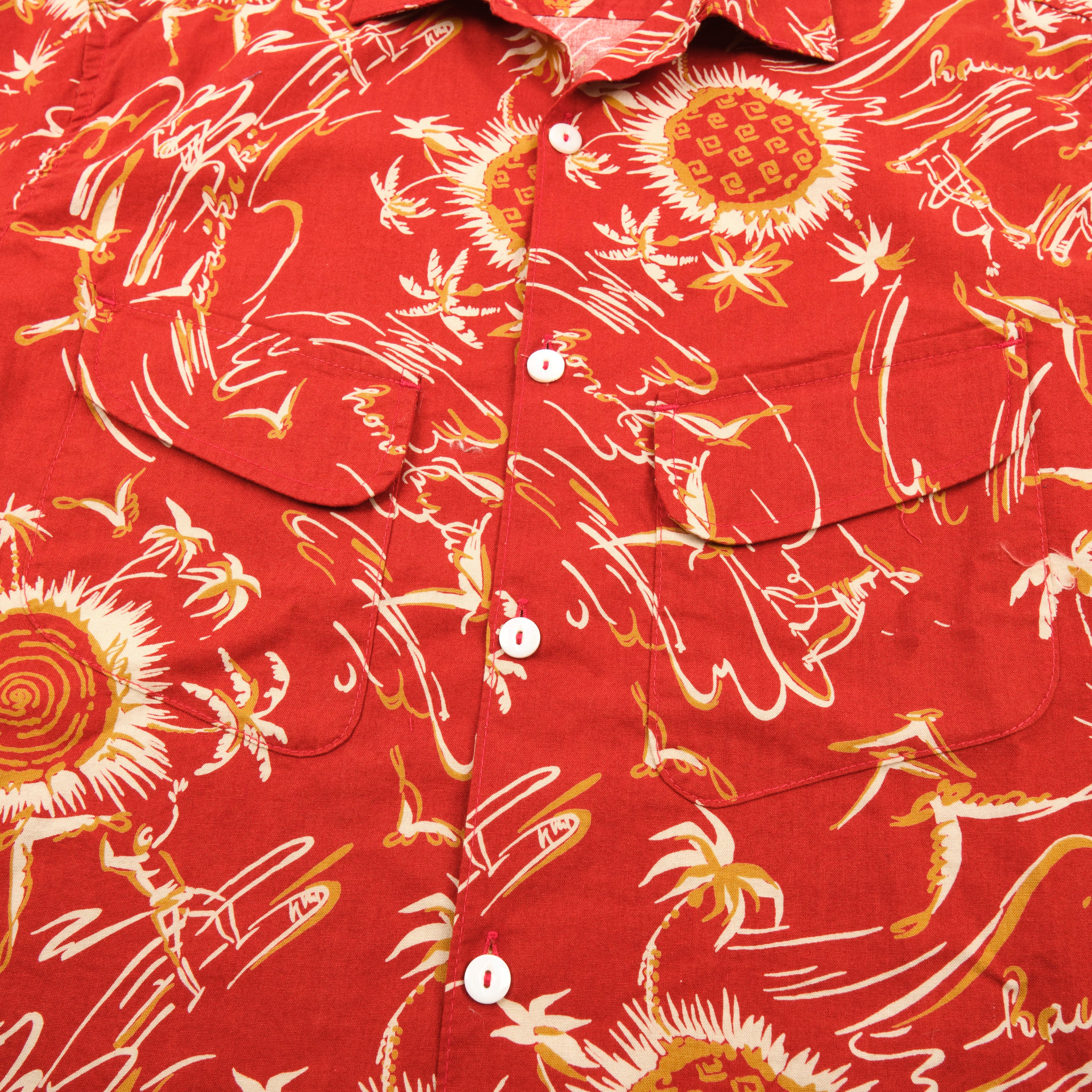 Dean Double Pocket Aloha Red