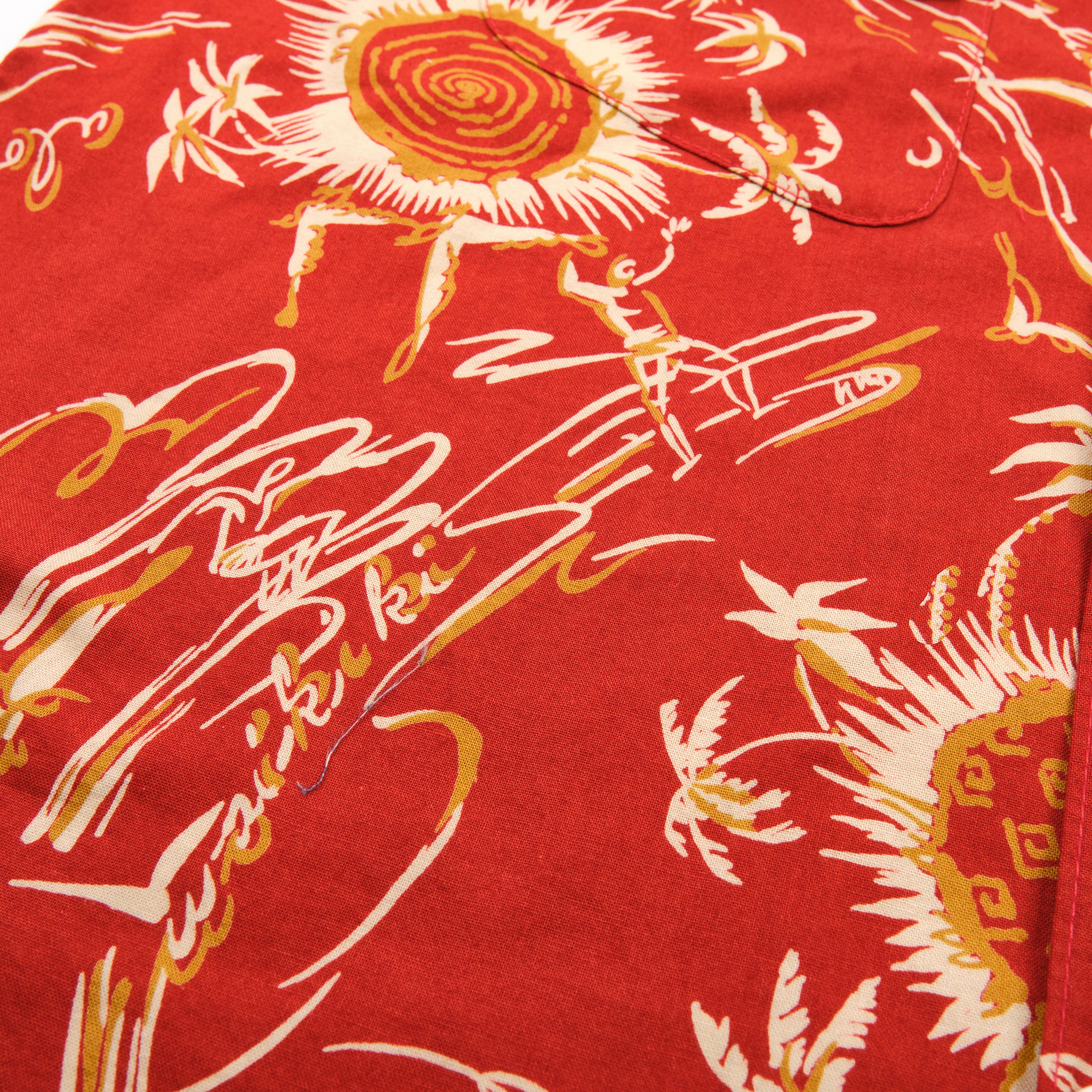 Dean Double Pocket Aloha Red