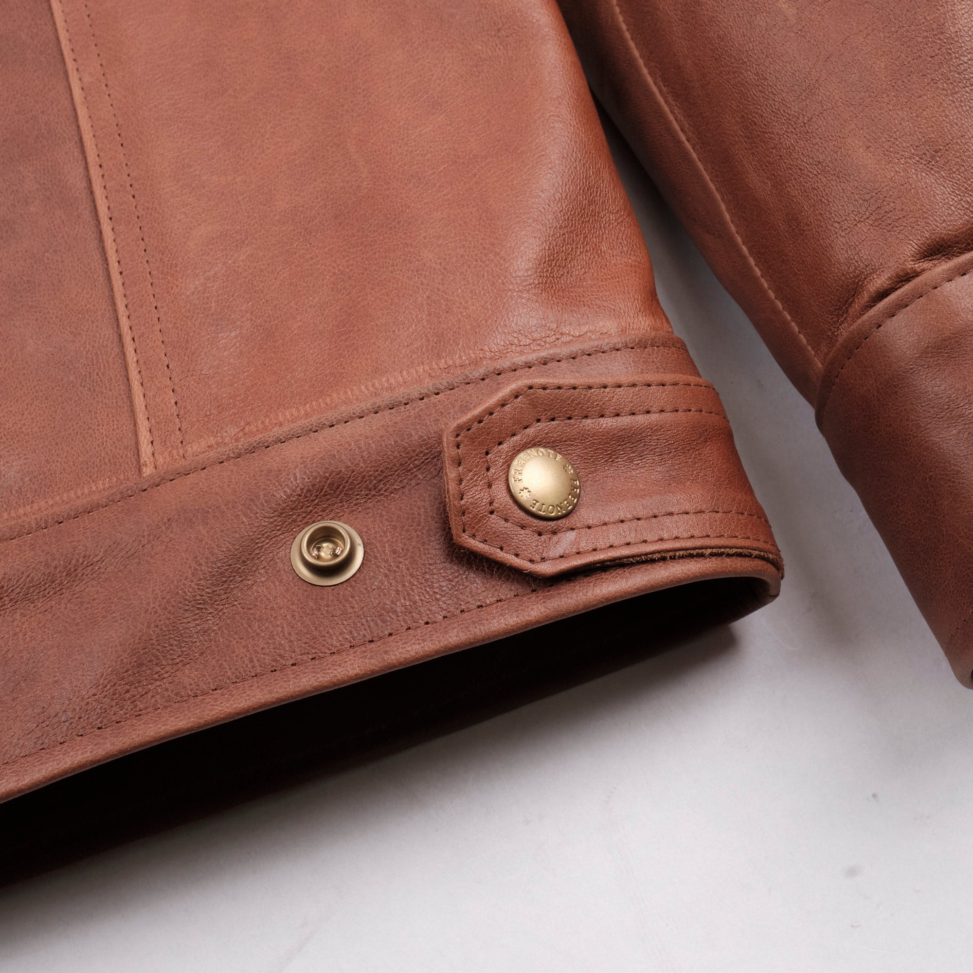 Riders Jacket Tobacco Horsehide