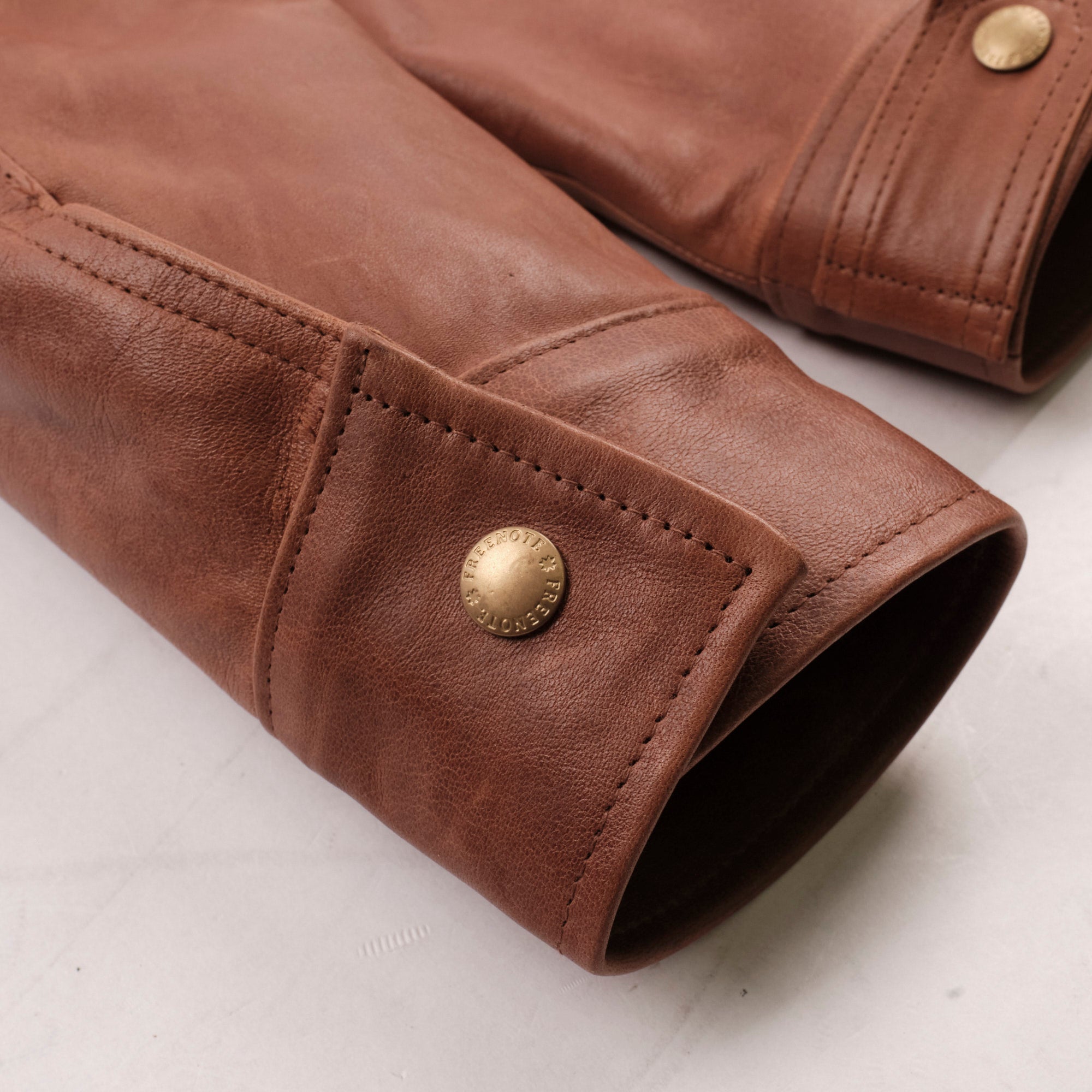 Riders Jacket Tobacco Horsehide