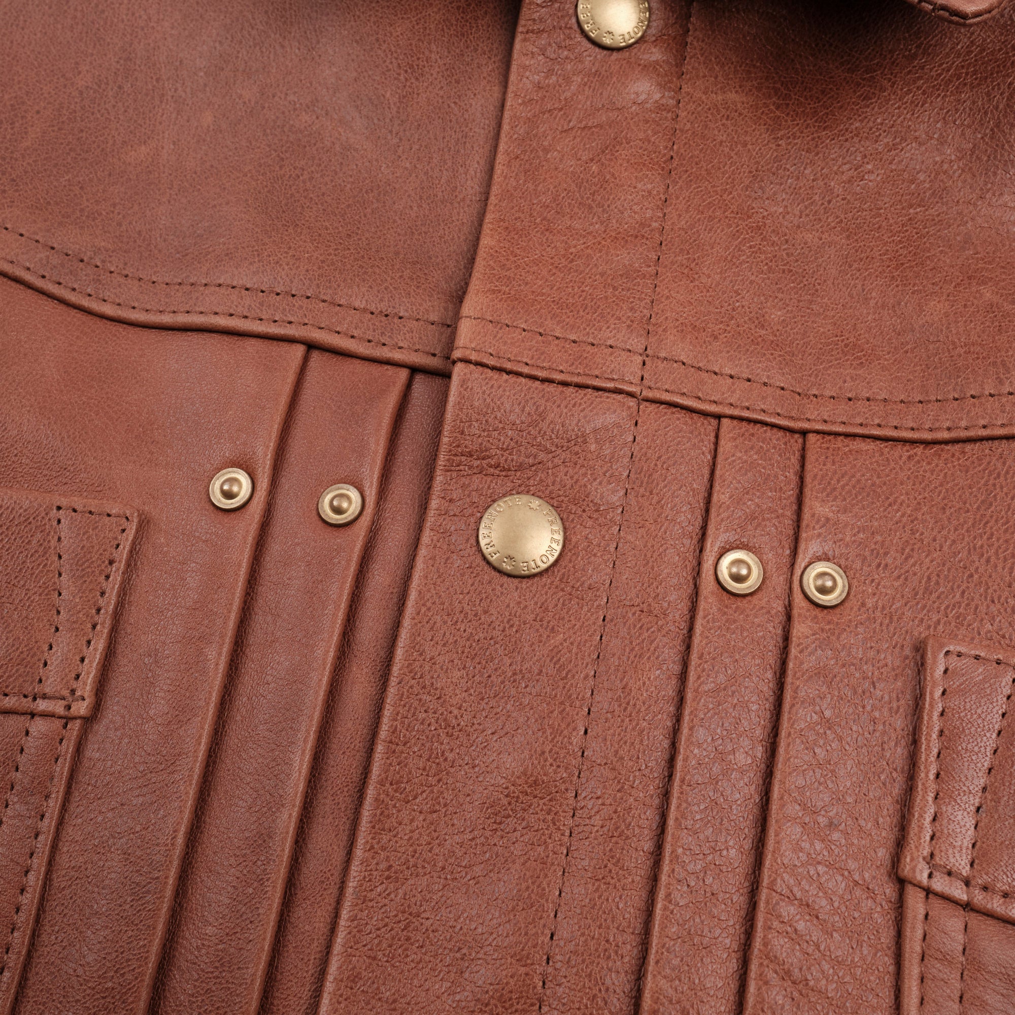 Riders Jacket Tobacco Horsehide