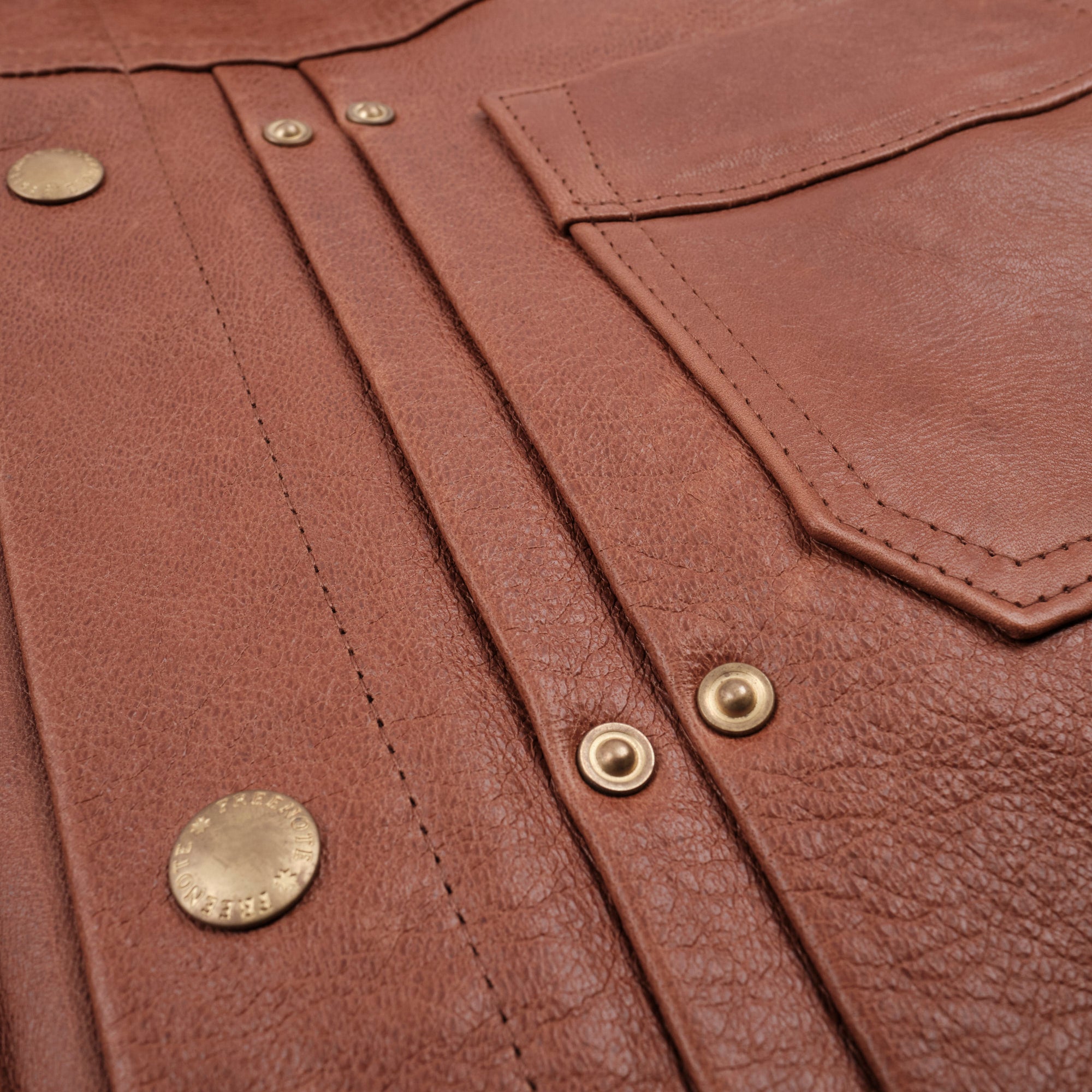 Riders Jacket Tobacco Horsehide