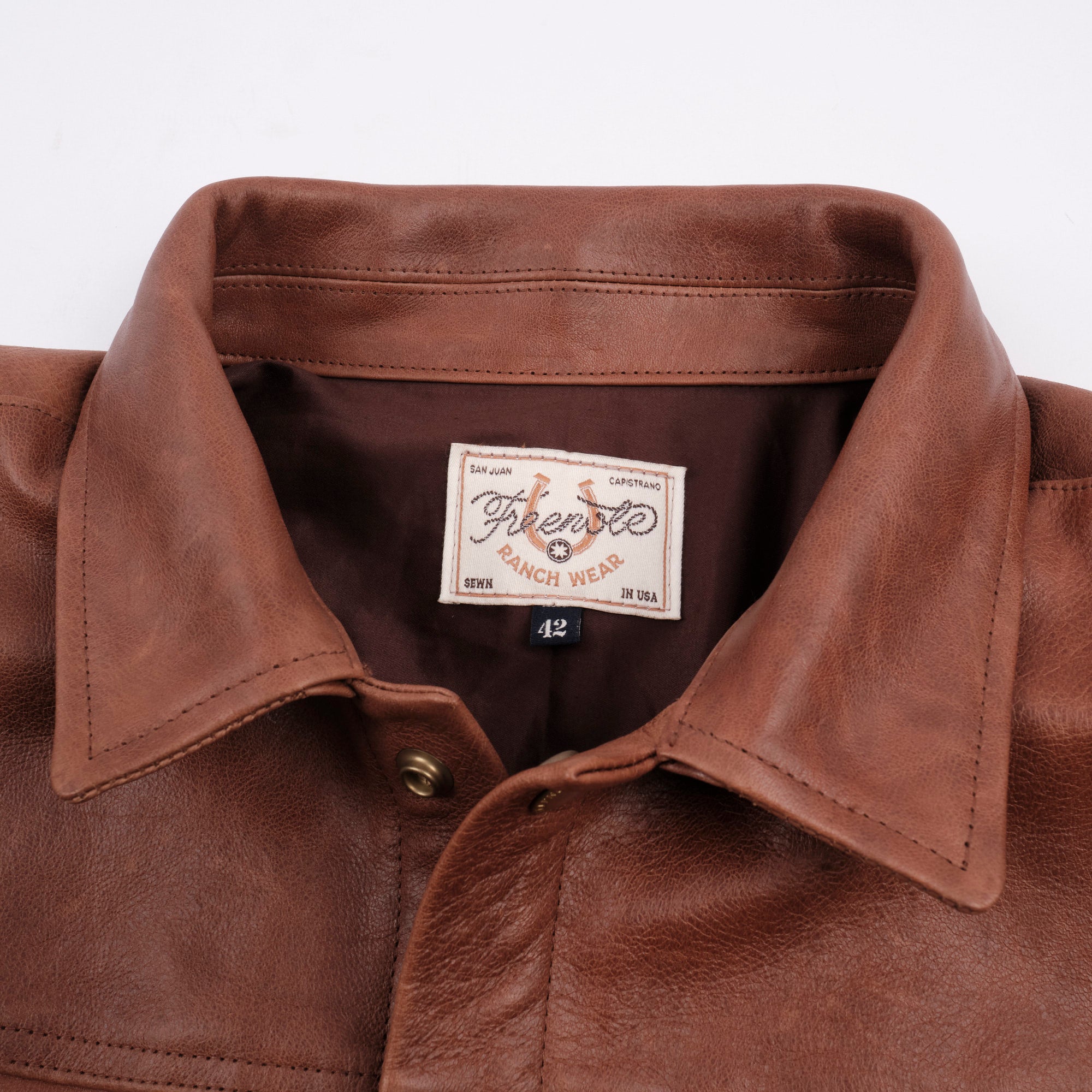 Riders Jacket Tobacco Horsehide