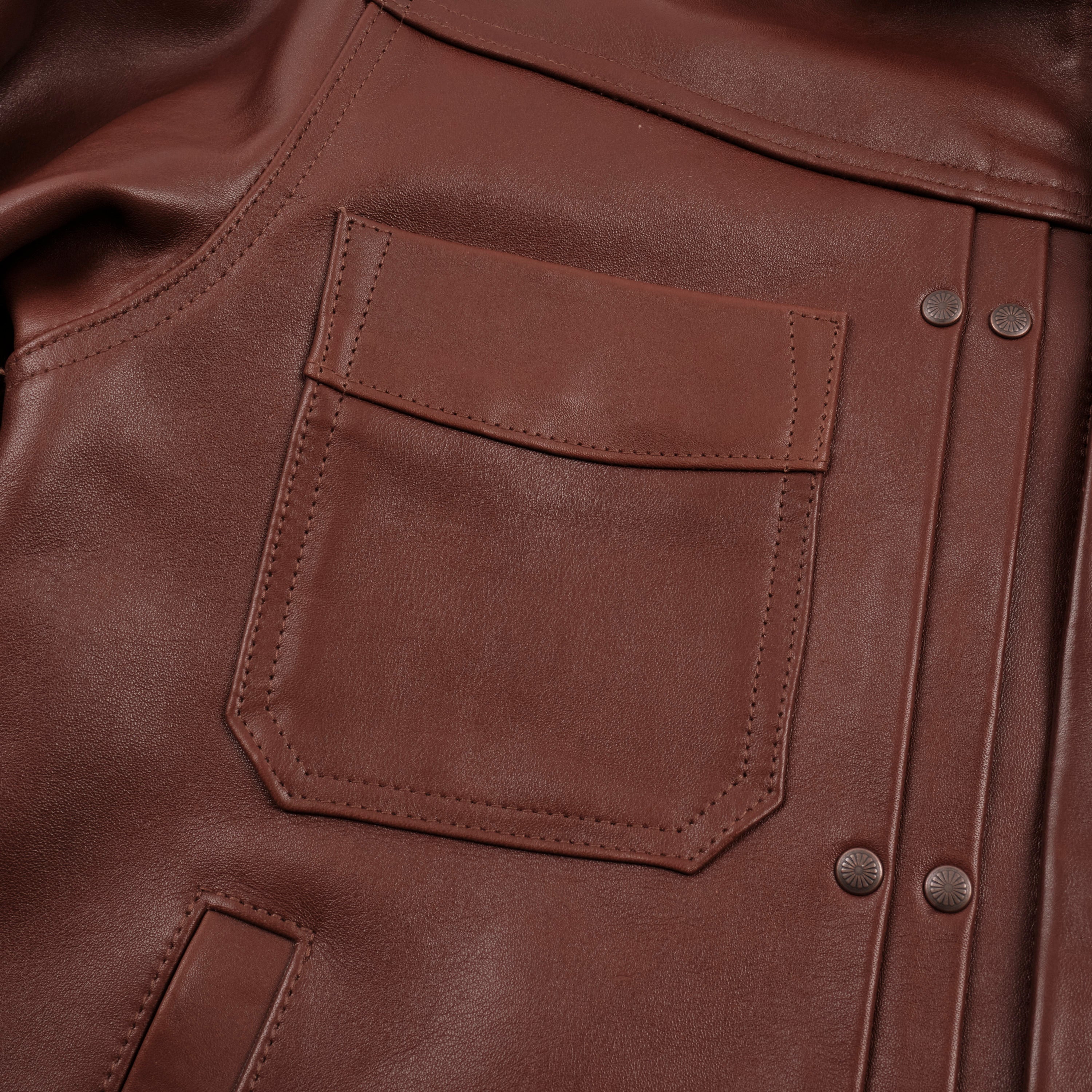 Riders Jacket Brown Boston Leather
