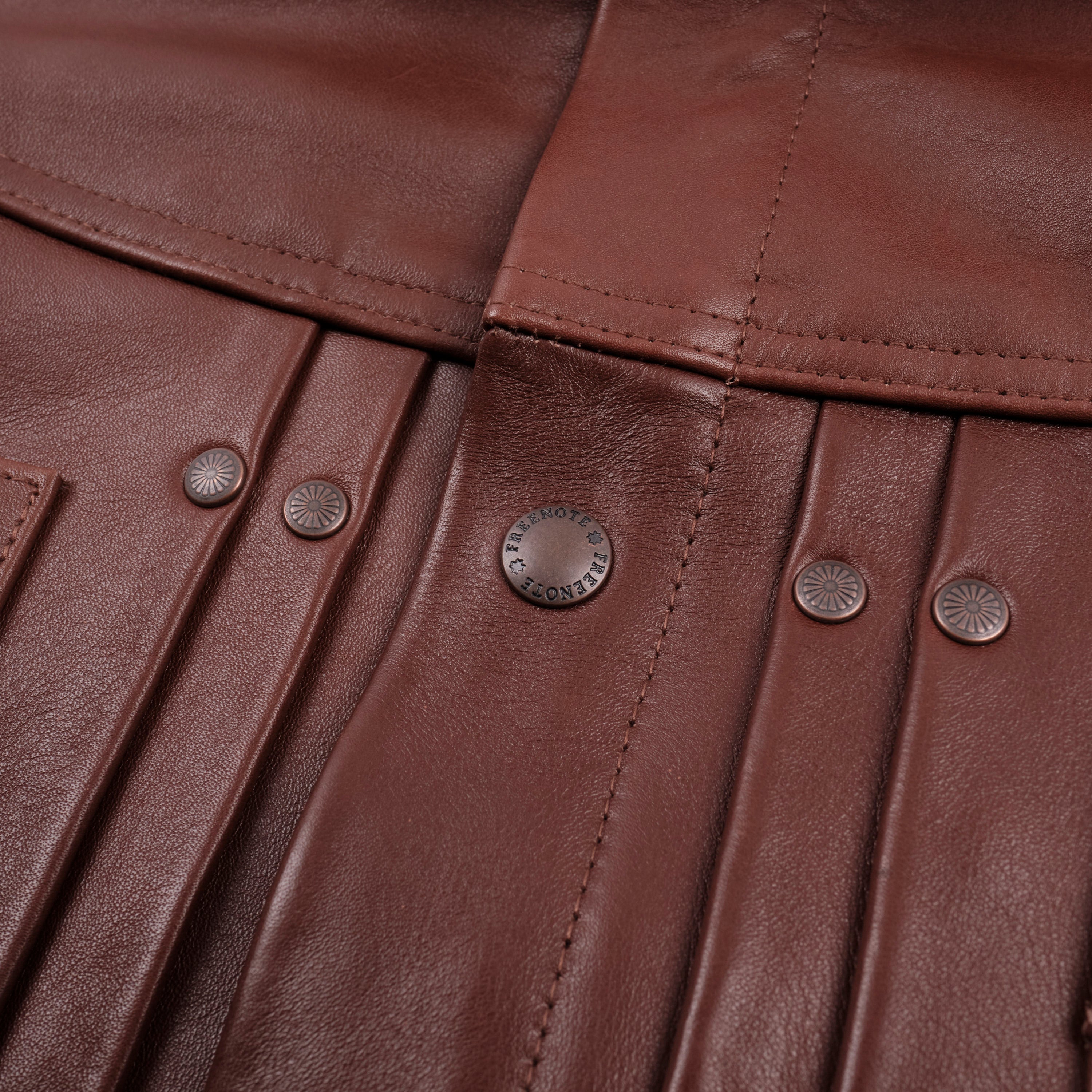 Riders Jacket Brown Boston Leather