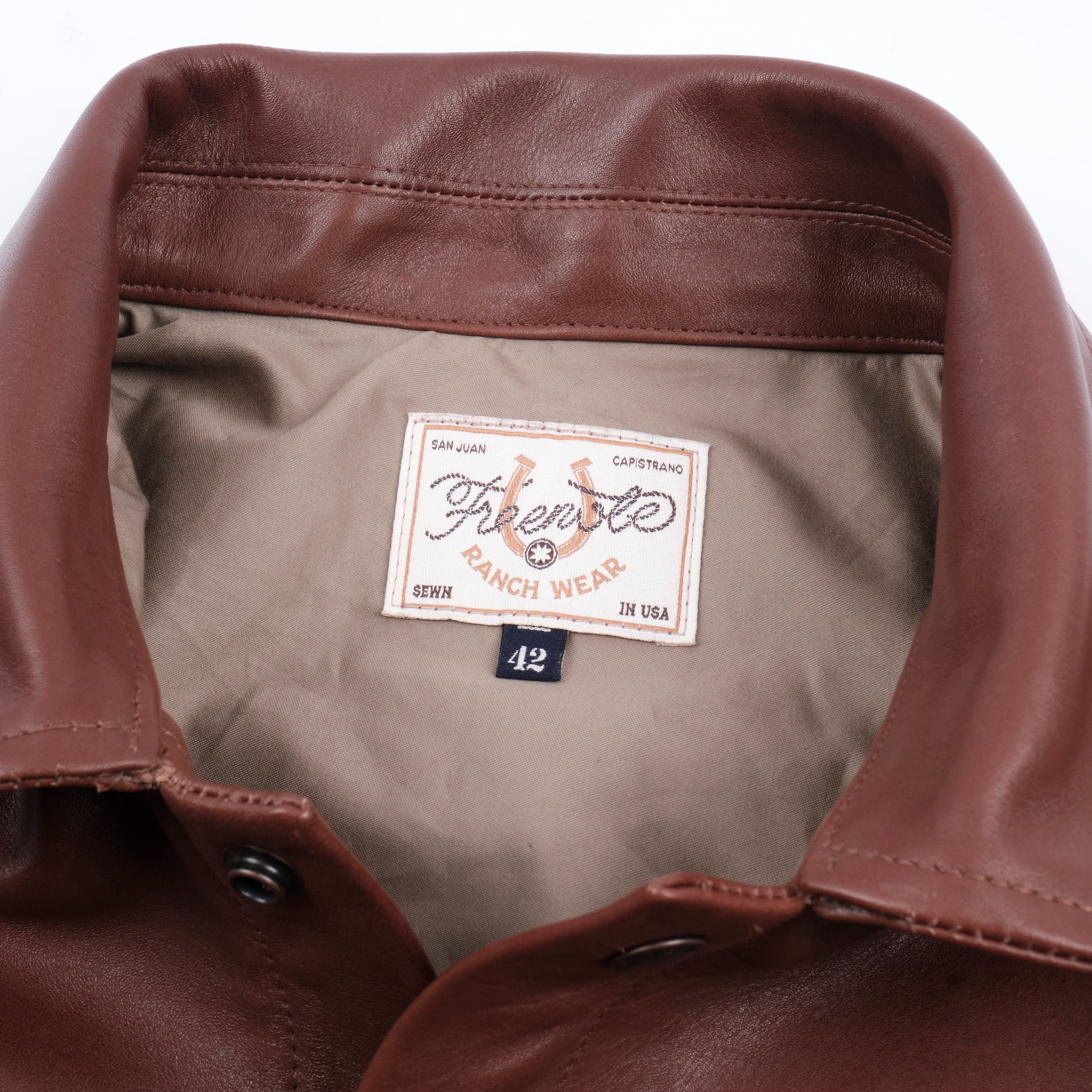 Riders Jacket Brown Boston Leather