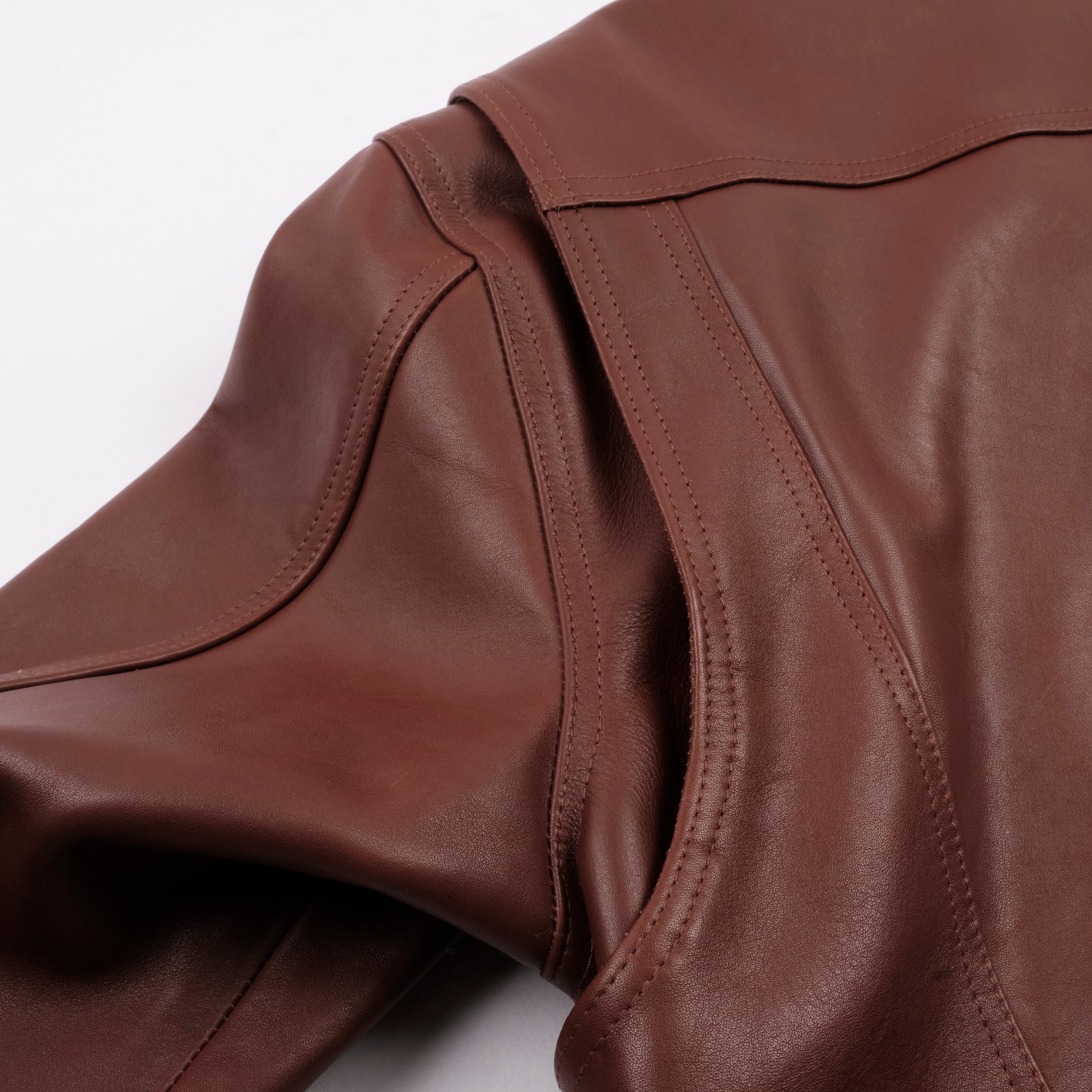 Riders Jacket Brown Boston Leather