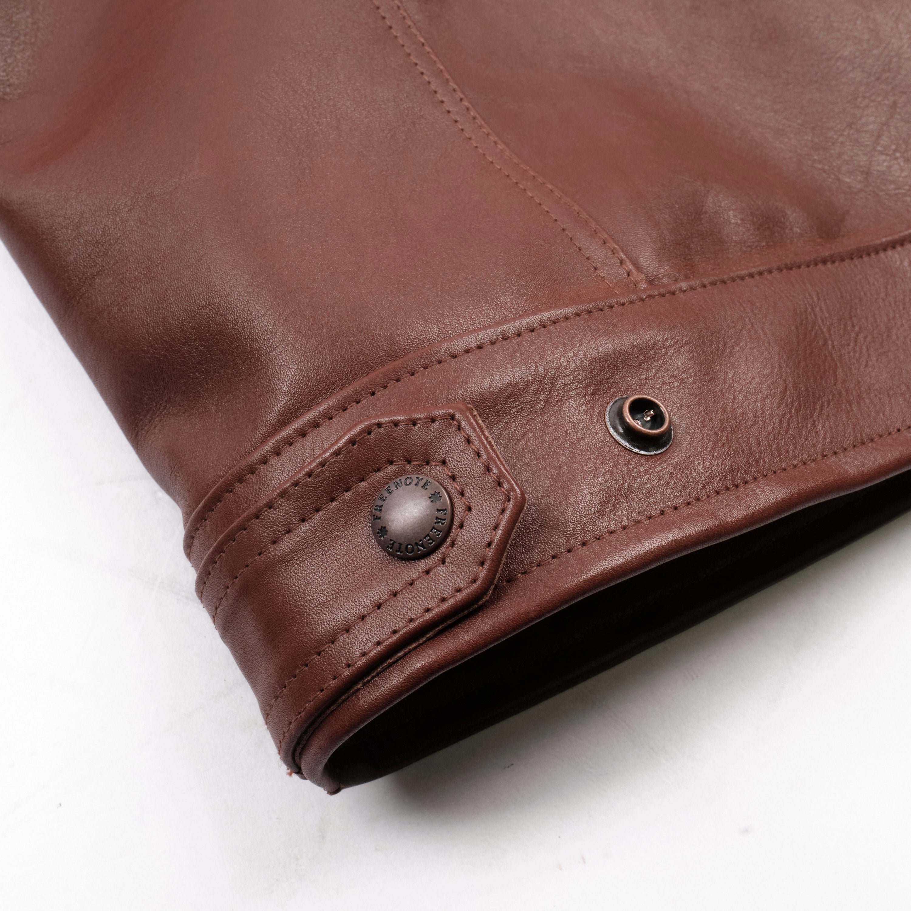 Riders Jacket Brown Boston Leather