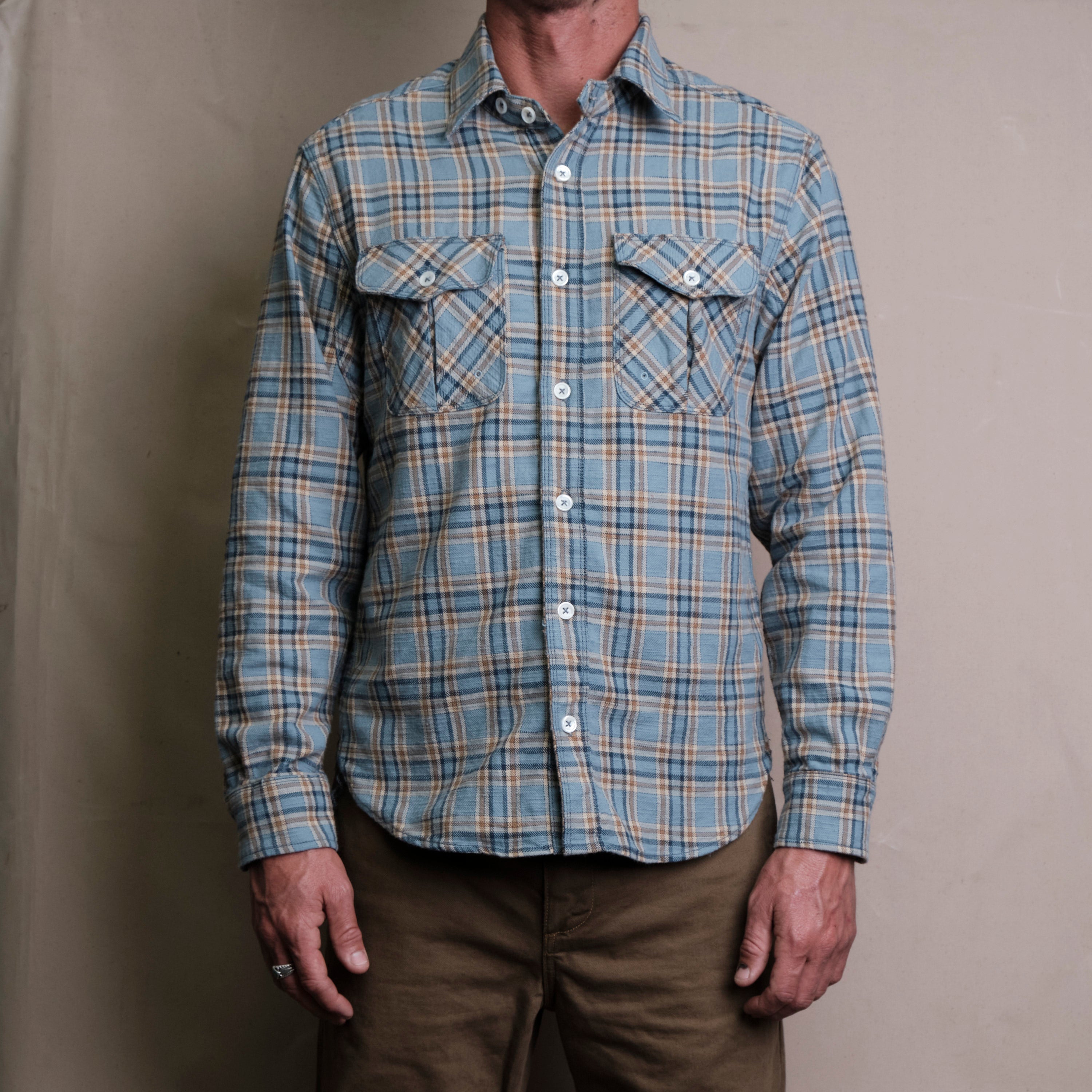Currant Blue Dun Plaid