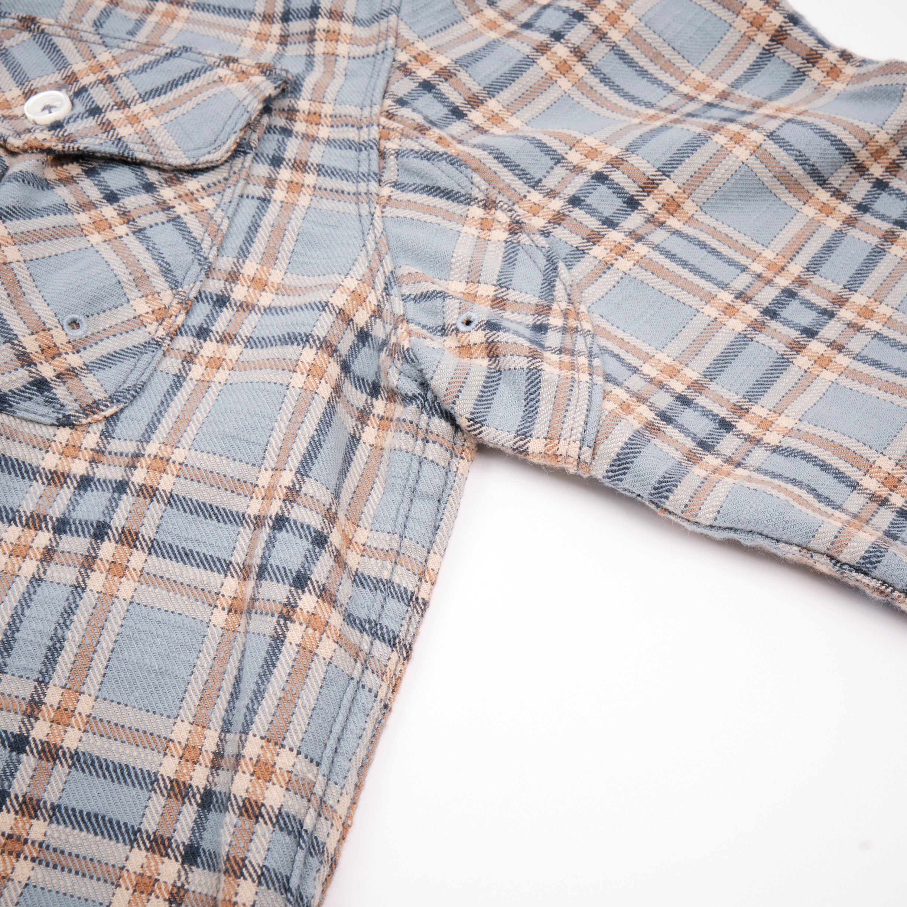 Currant Blue Dun Plaid