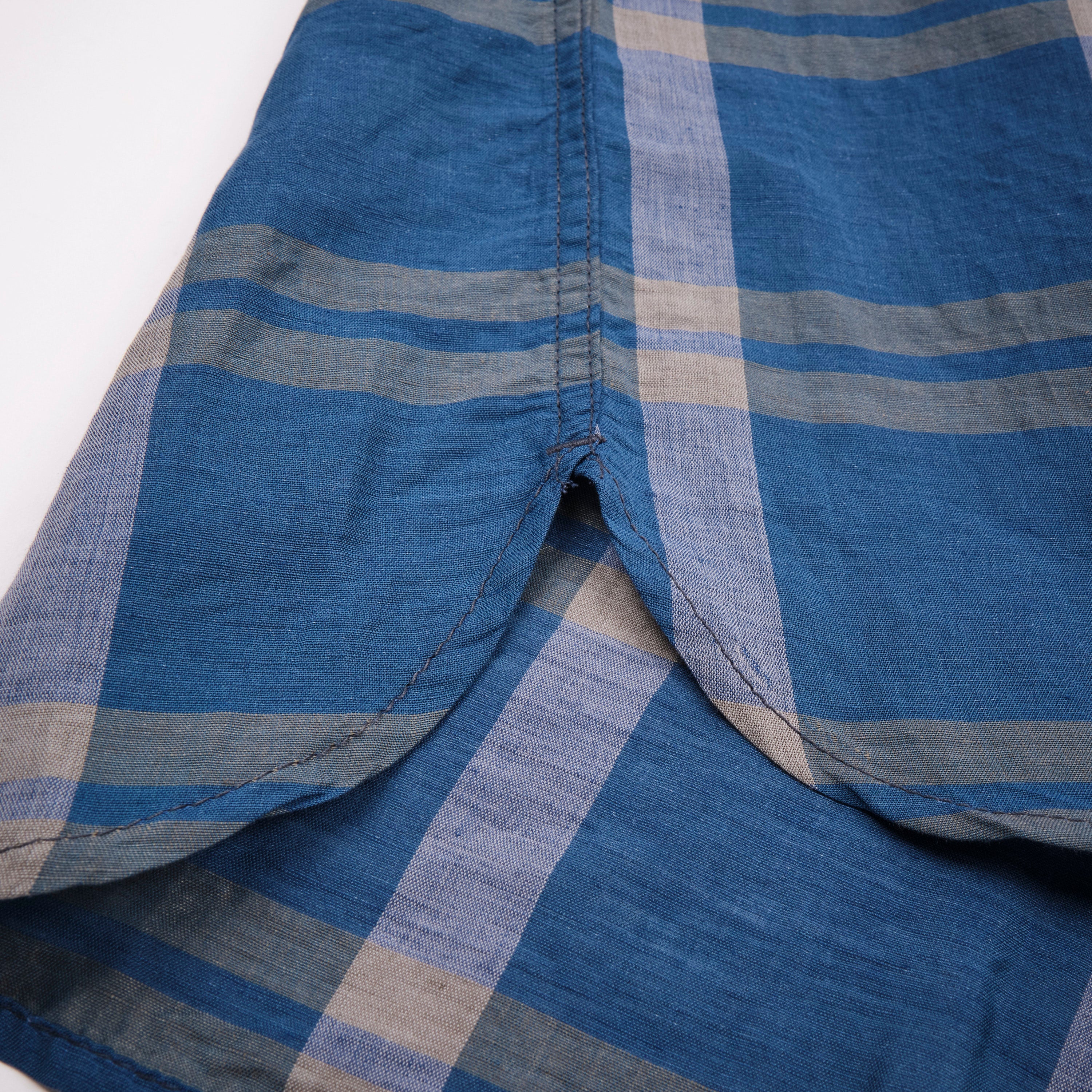 Hawaiian LS Anchorage Blue Plaid